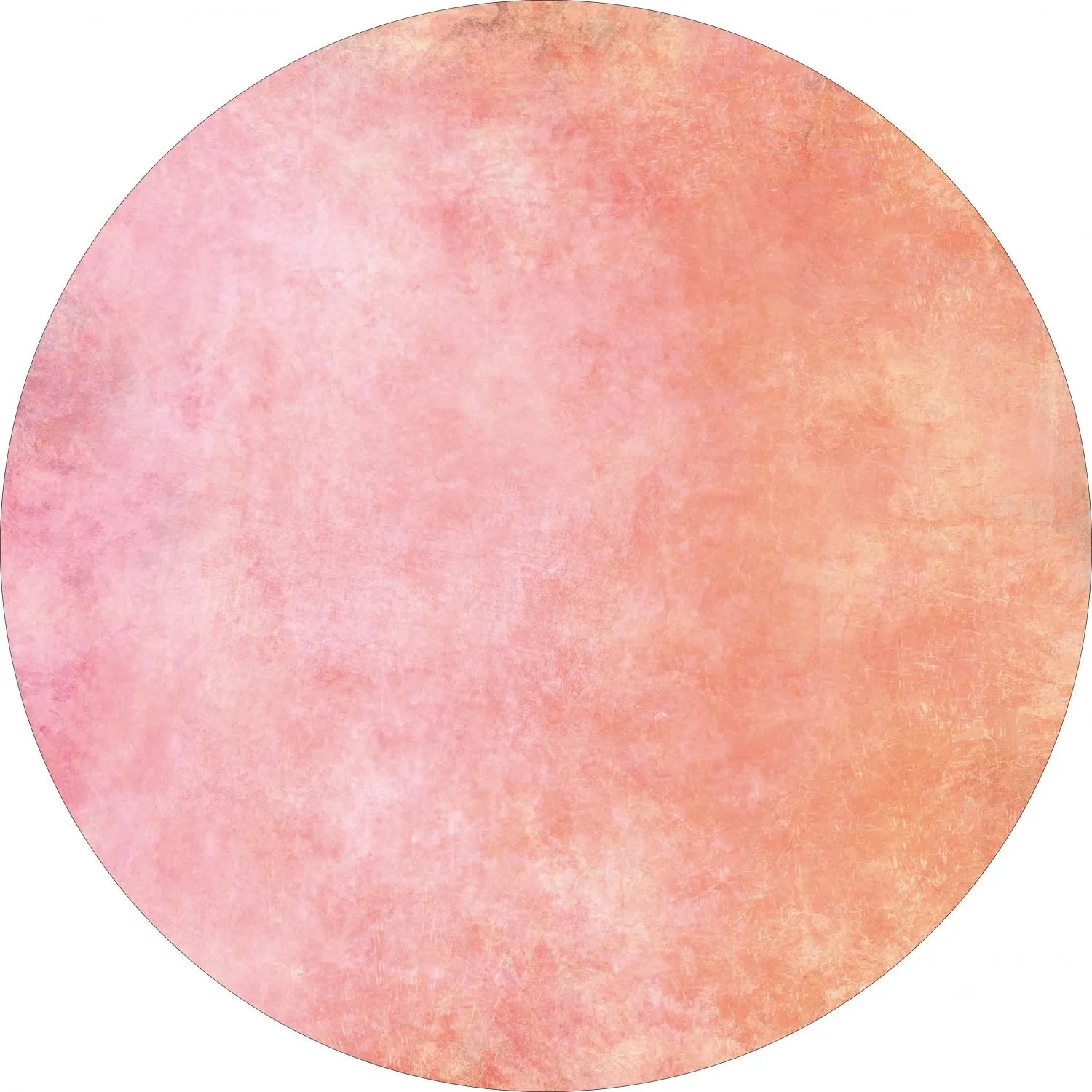 Tapis rond - Baden (rose)