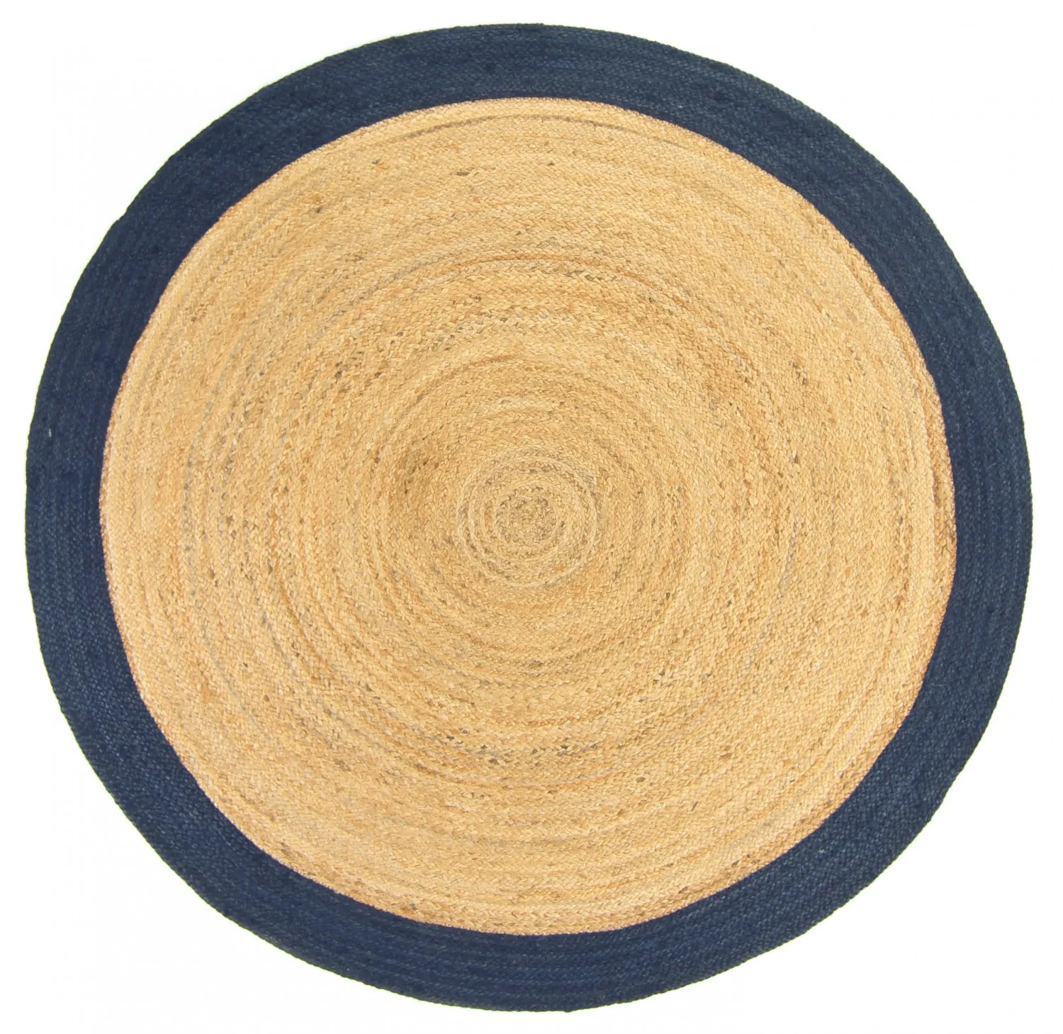 Tapis ronds - Taki (jute/bleu)