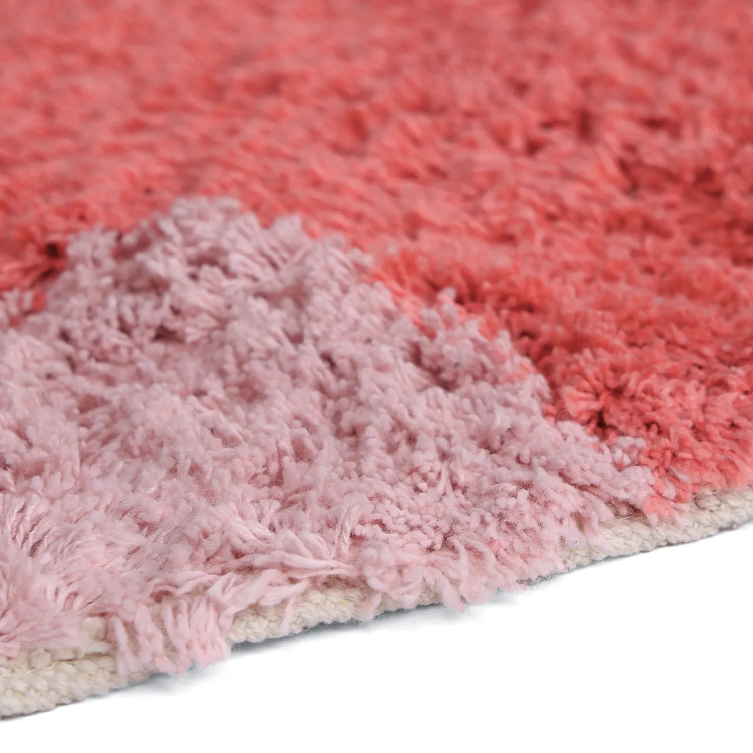 Tapis shaggy - Amira Natural Cotton Shaggy (rose)