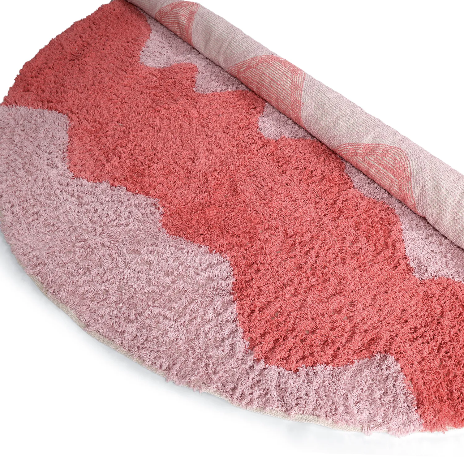 Tapis shaggy - Amira Natural Cotton Shaggy (rose)