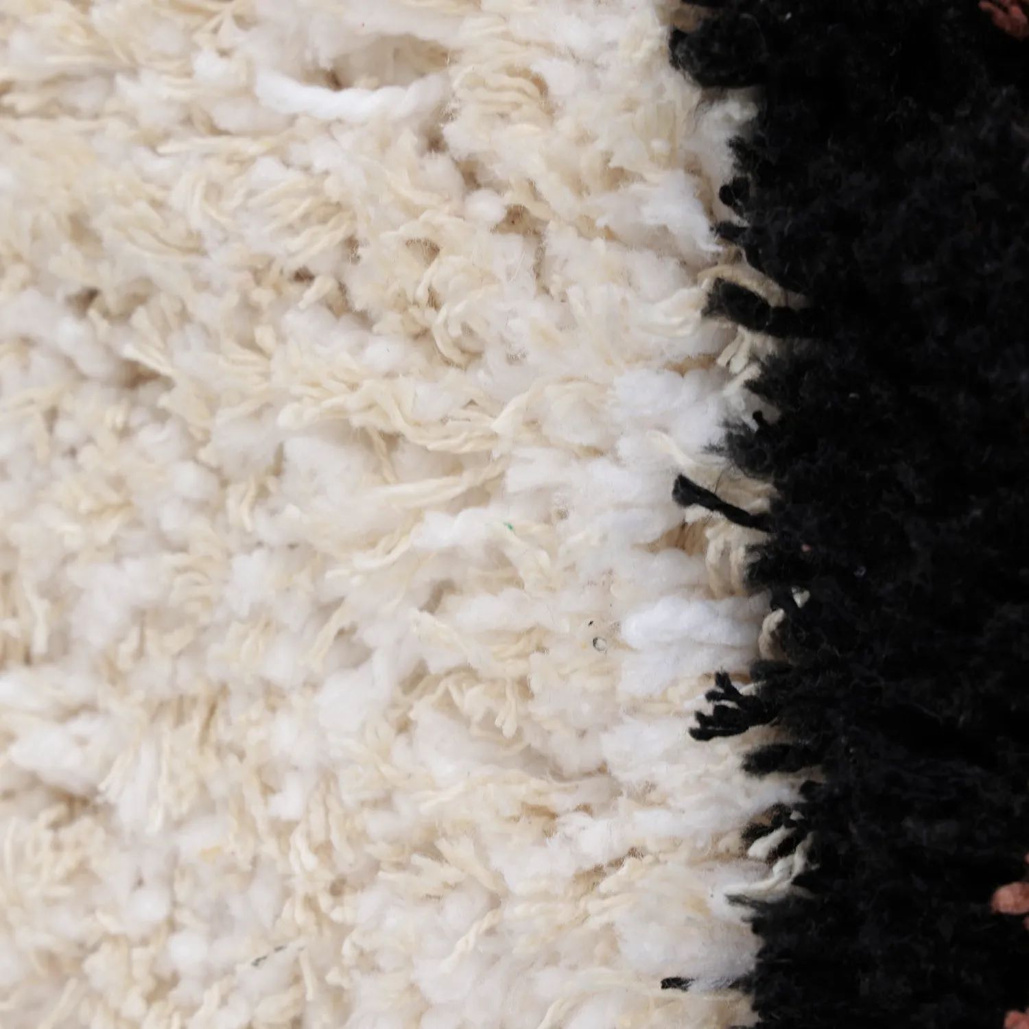 Tapis rond - Perast Natural Cotton Shaggy (multicolore)