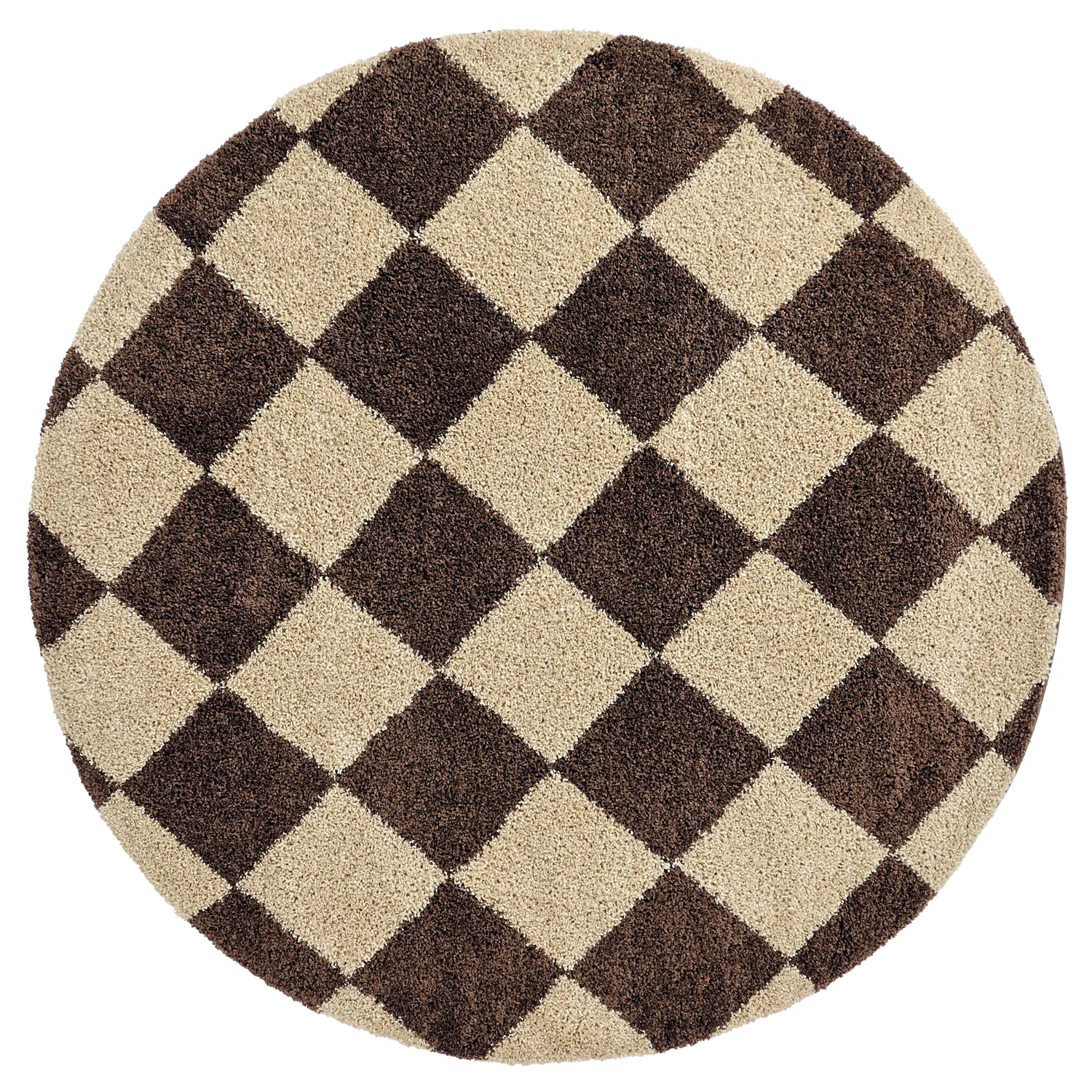 Tapis ronds - Albi (marron/beige)