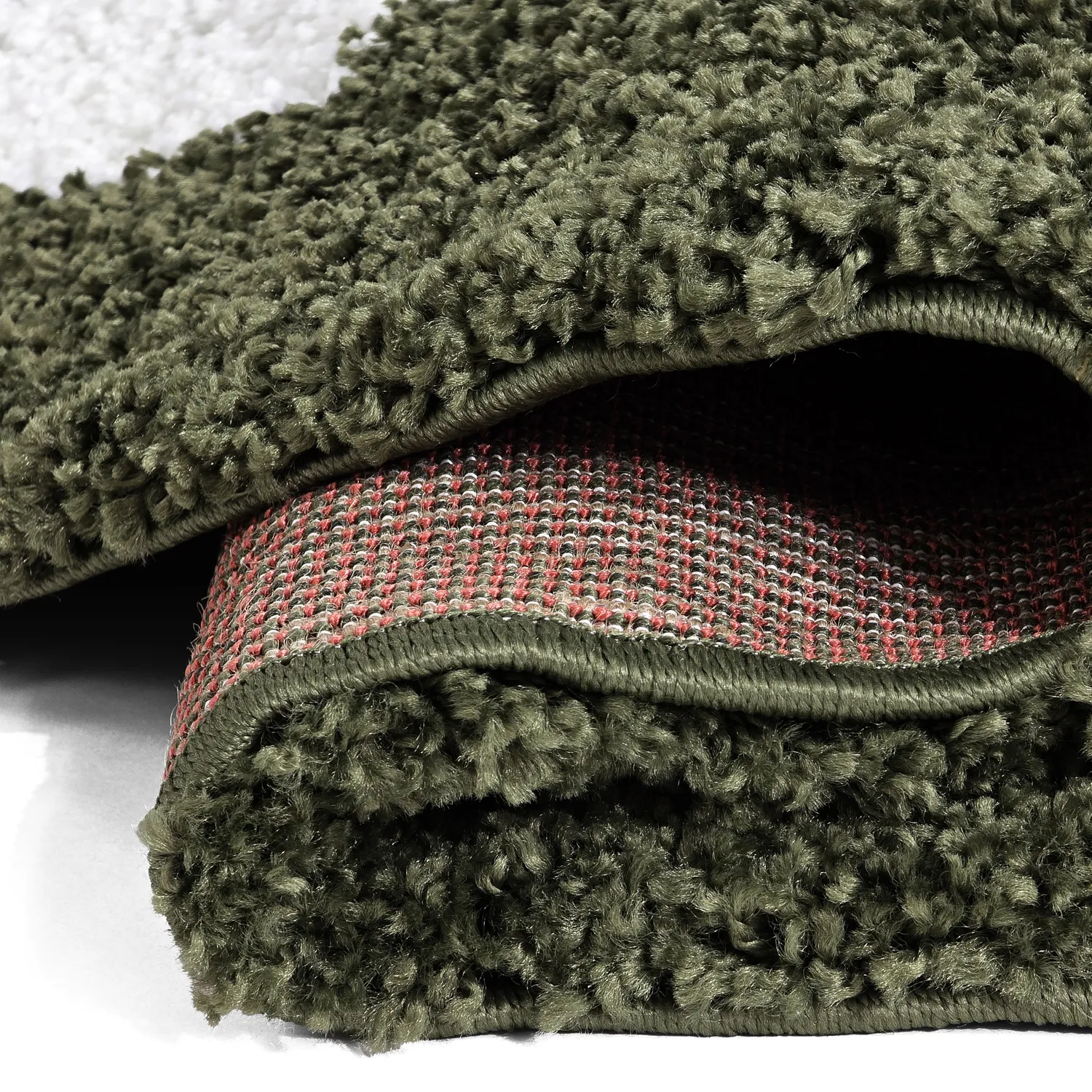 Tapis ronds - Asilah (vert/blanc)