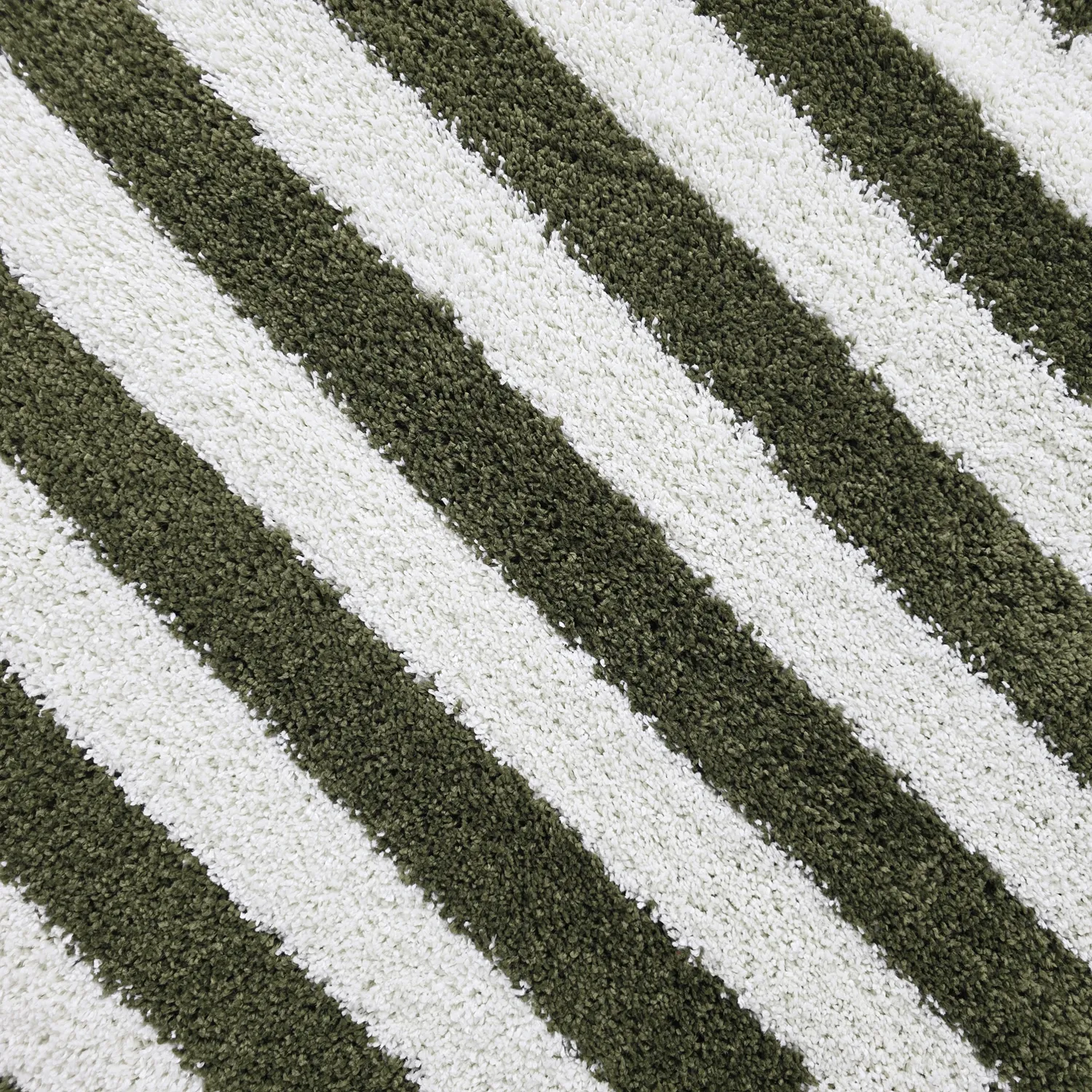 Tapis ronds - Imilchil (blanc/vert)