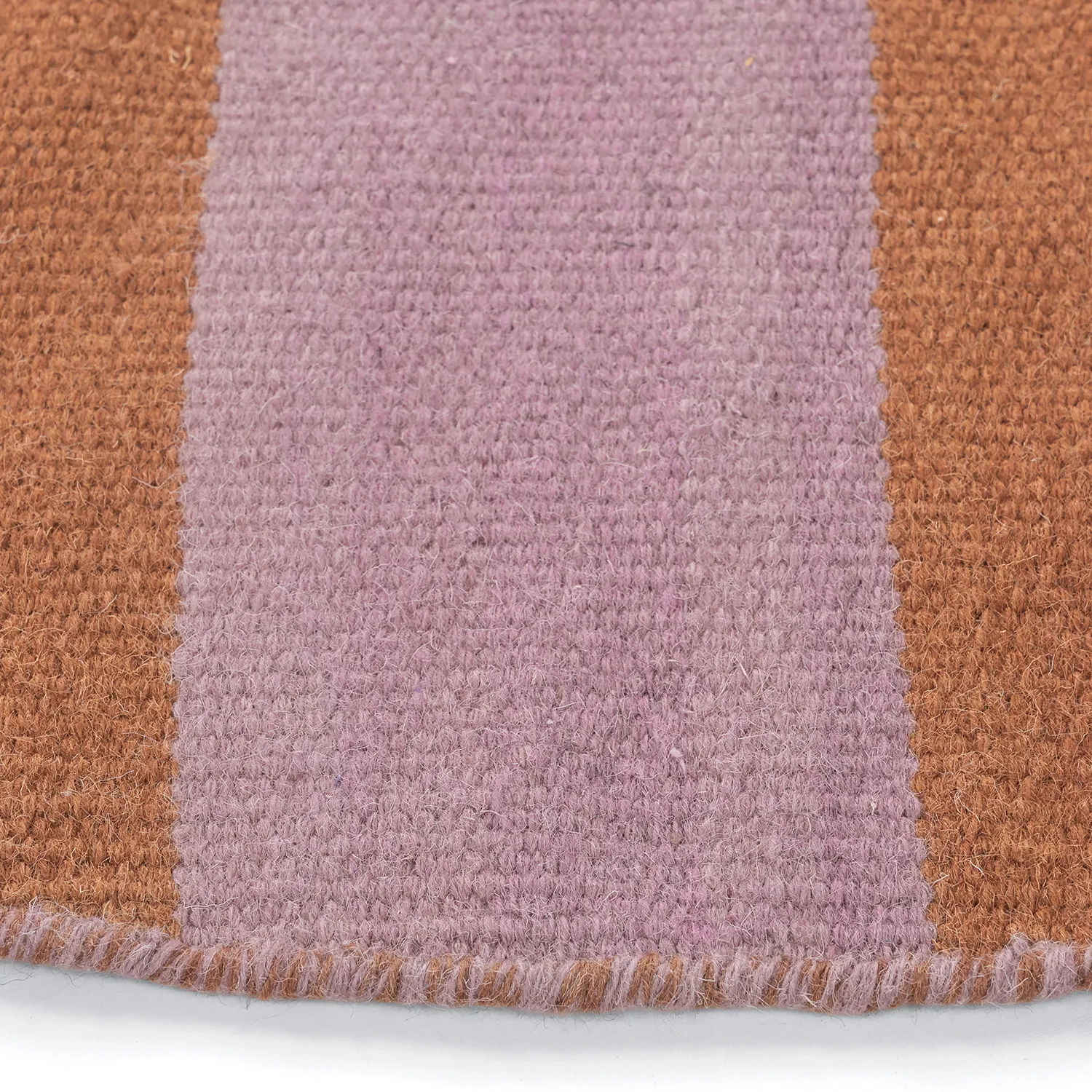 Tapis rond - Garine (orange/rose)