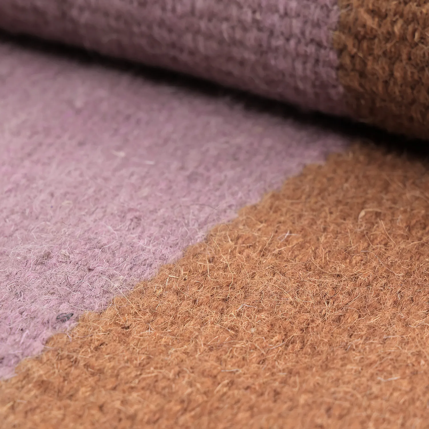 Tapis rond - Garine (orange/rose)