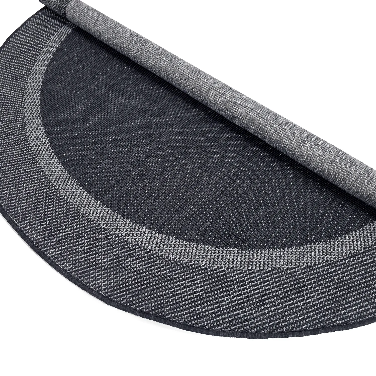 Tapis rond - Indoor/Outdoor Alta (anthracite)