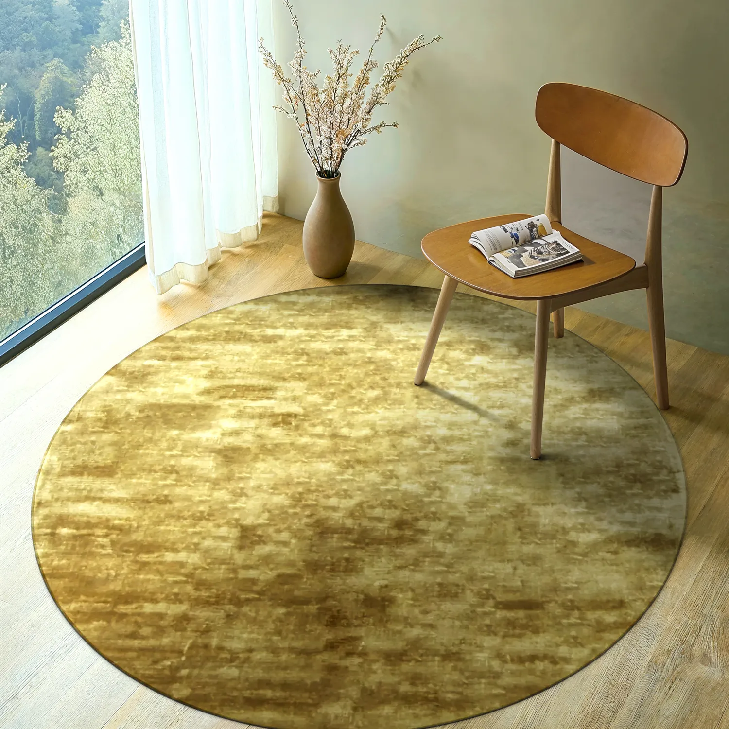 Tapis rond - Jodhpur Special Luxury Edition (doré)