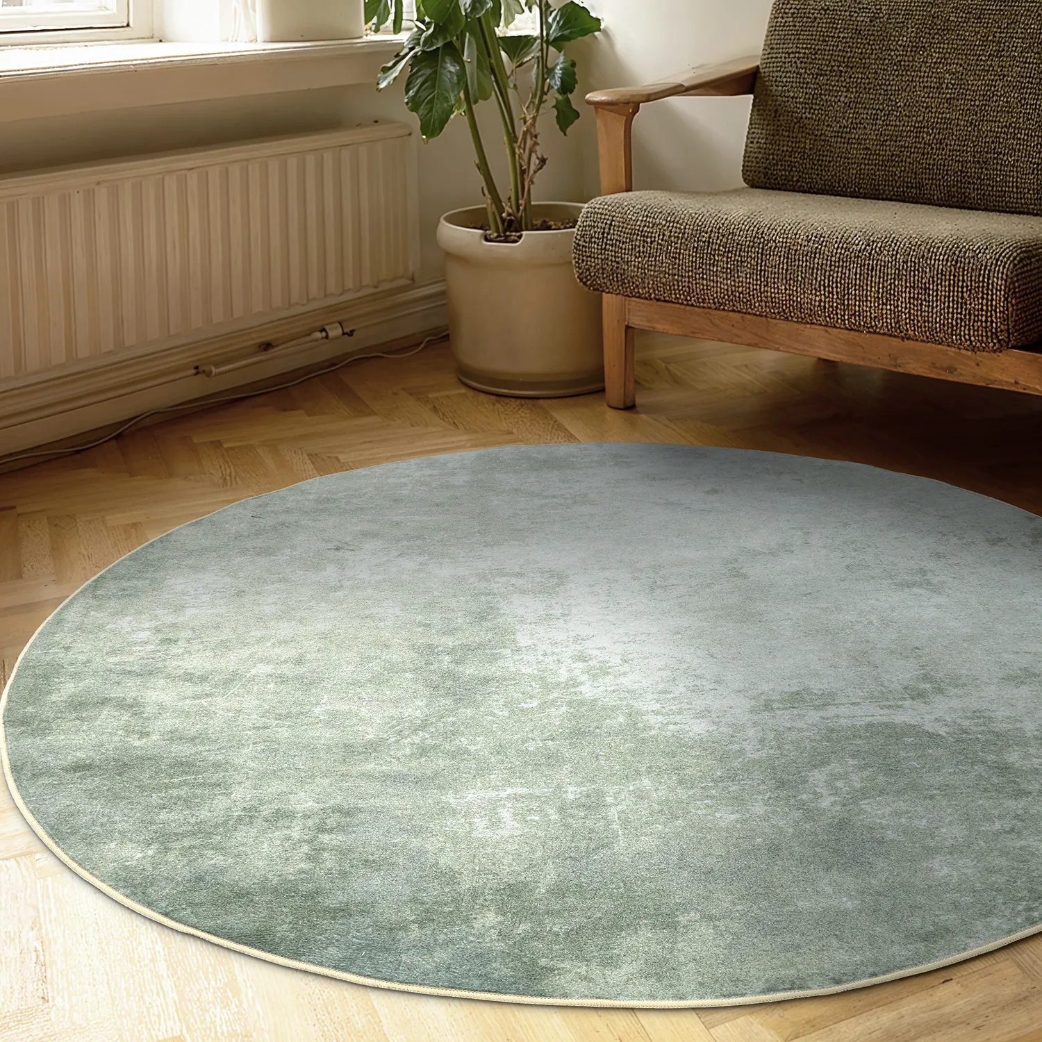 Tapis rond - Lynton (beige)