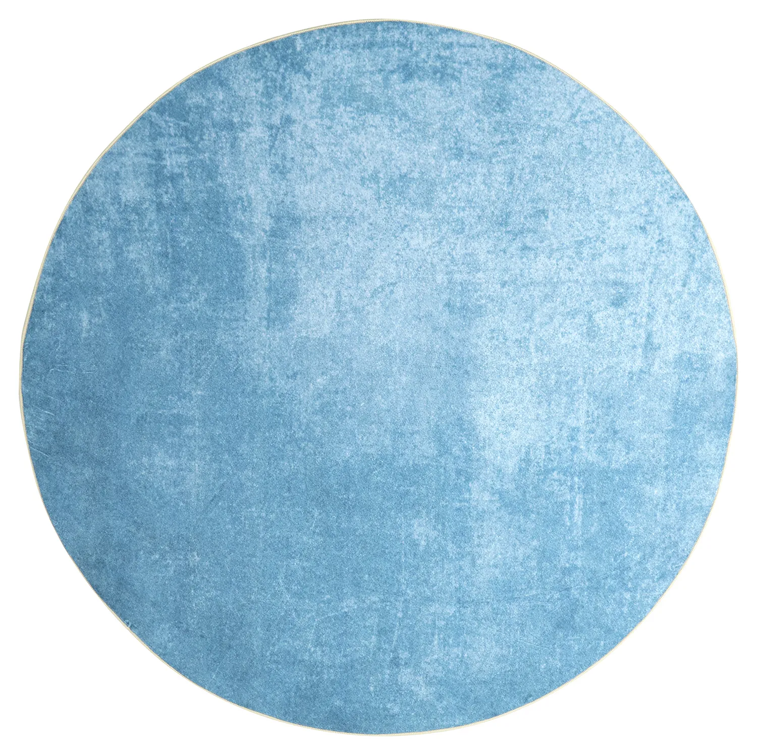 Tapis rond - Lynton (bleu)