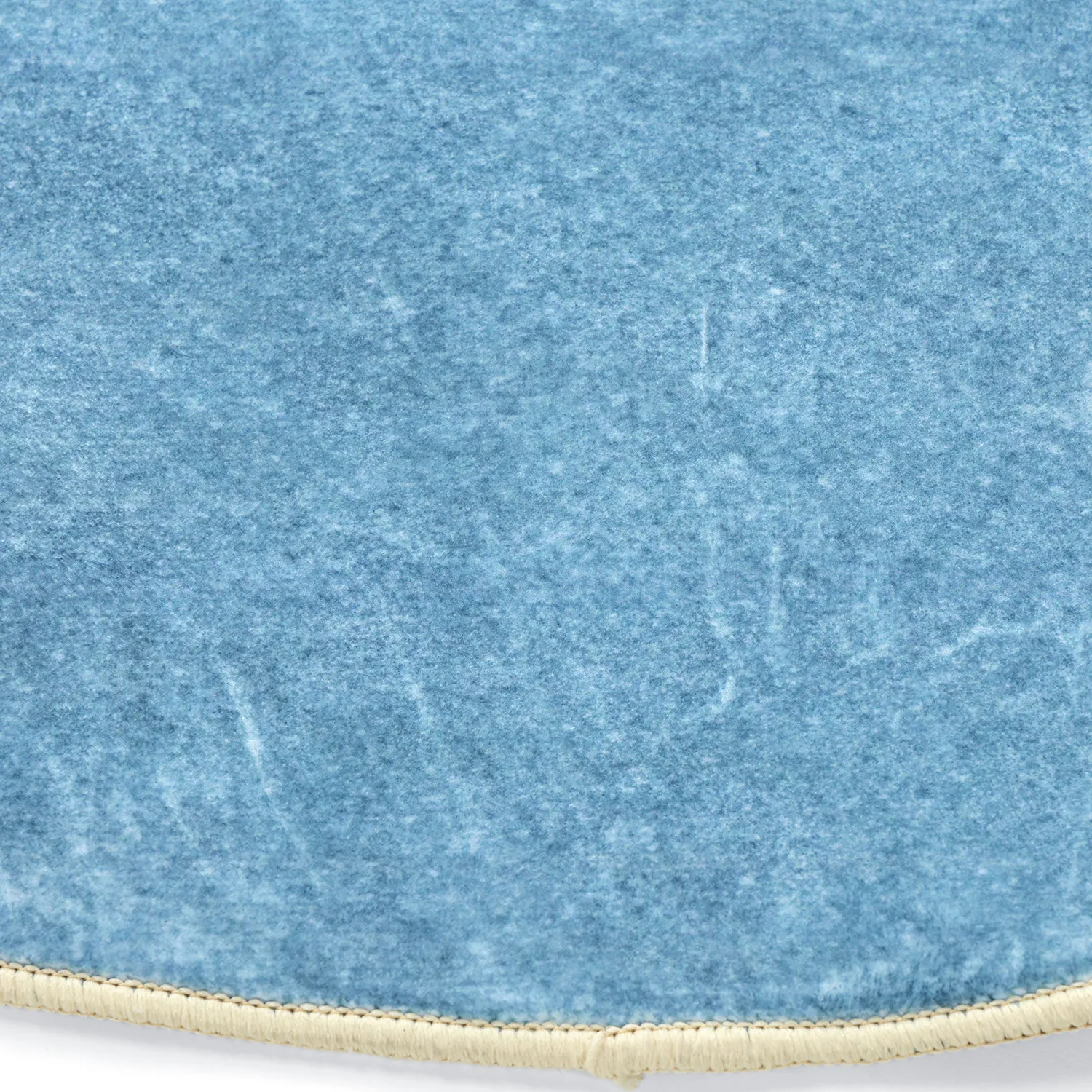 Tapis rond - Lynton (bleu)