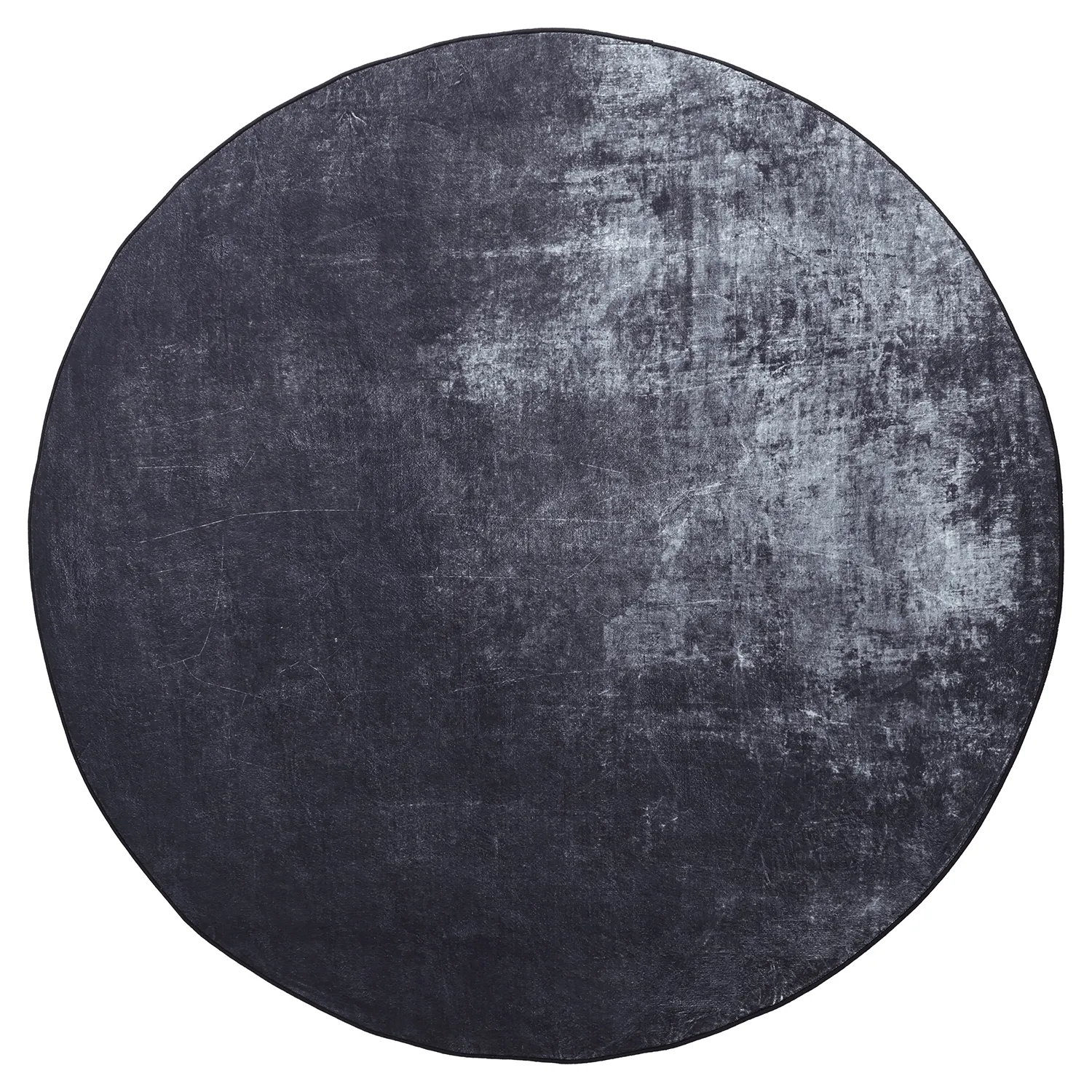 Tapis rond - Lynton (noir)
