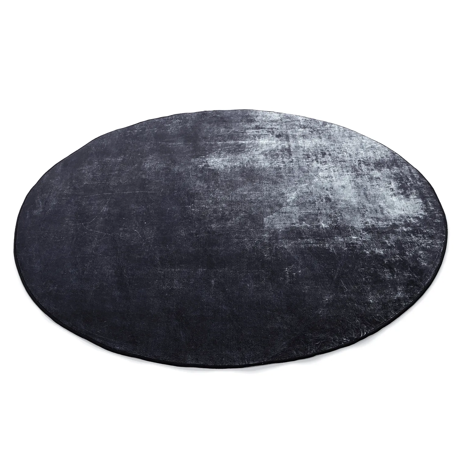 Tapis rond - Lynton (noir)