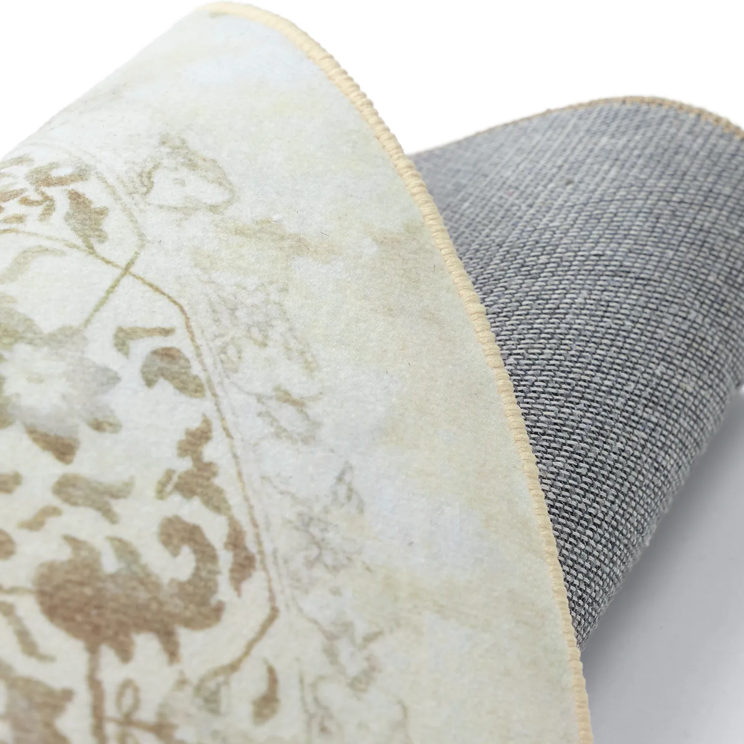 Tapis rond - Mateur (beige)