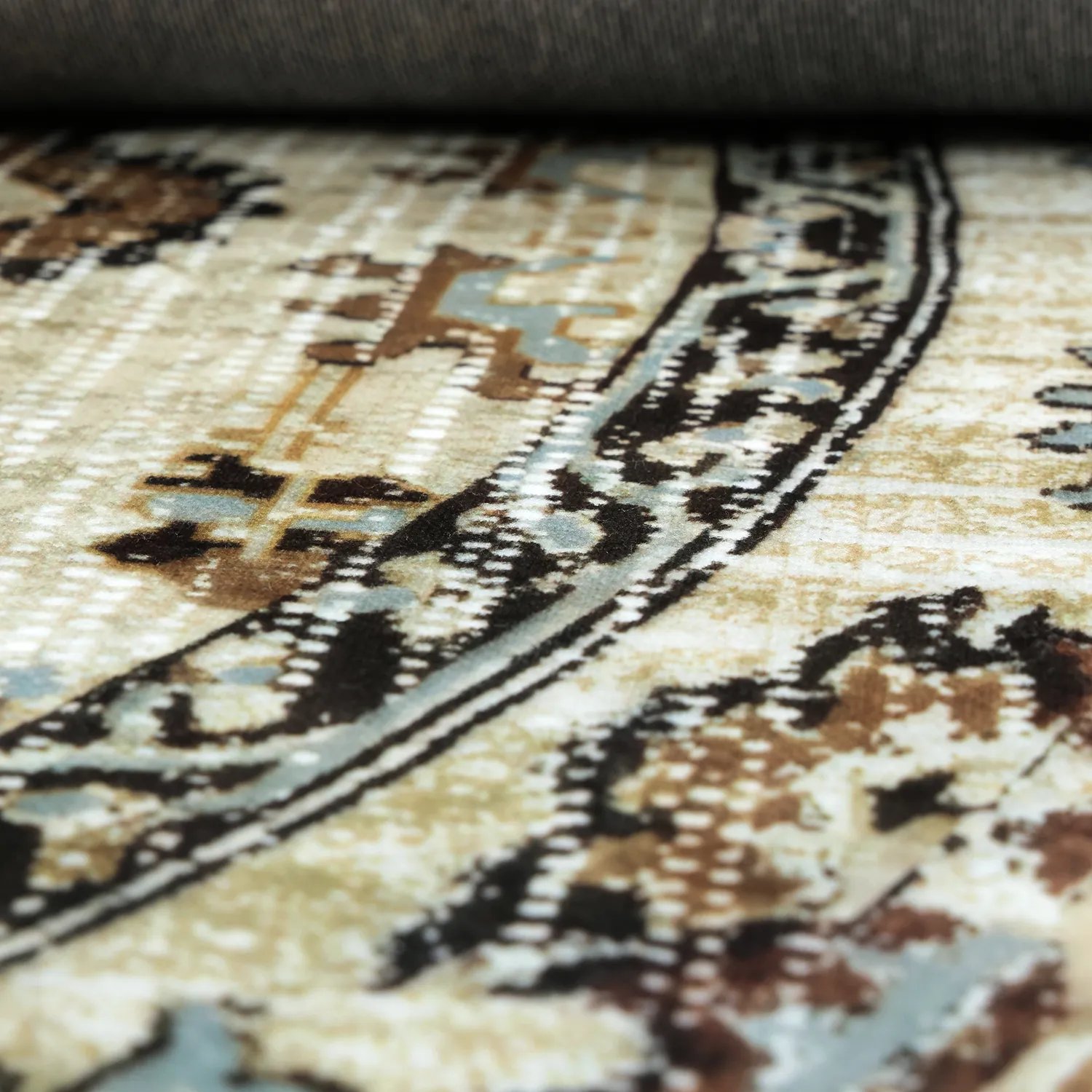 Tapis rond - Siliana (beige)