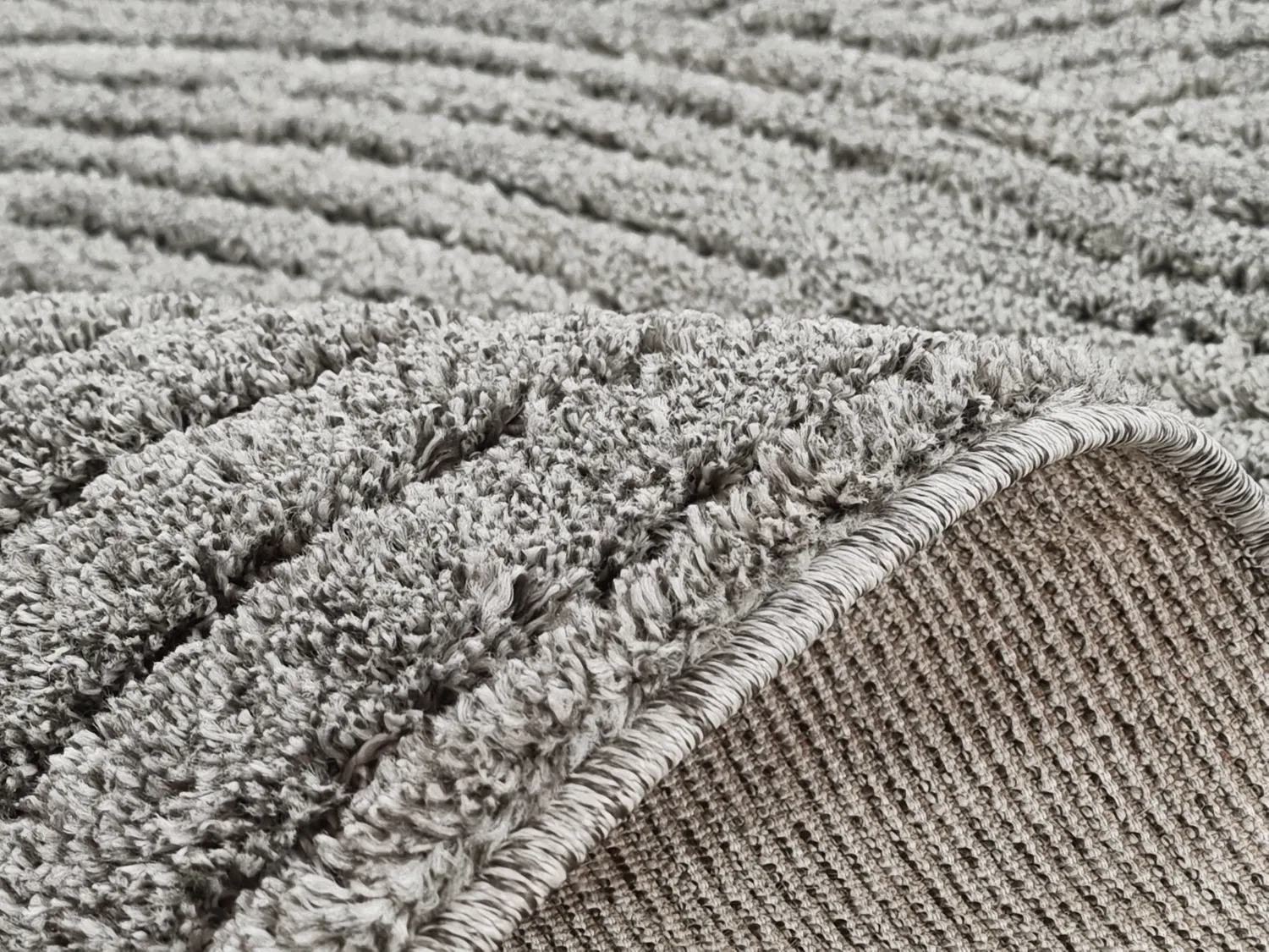 Tapis à poils longs - Wendy (gris)