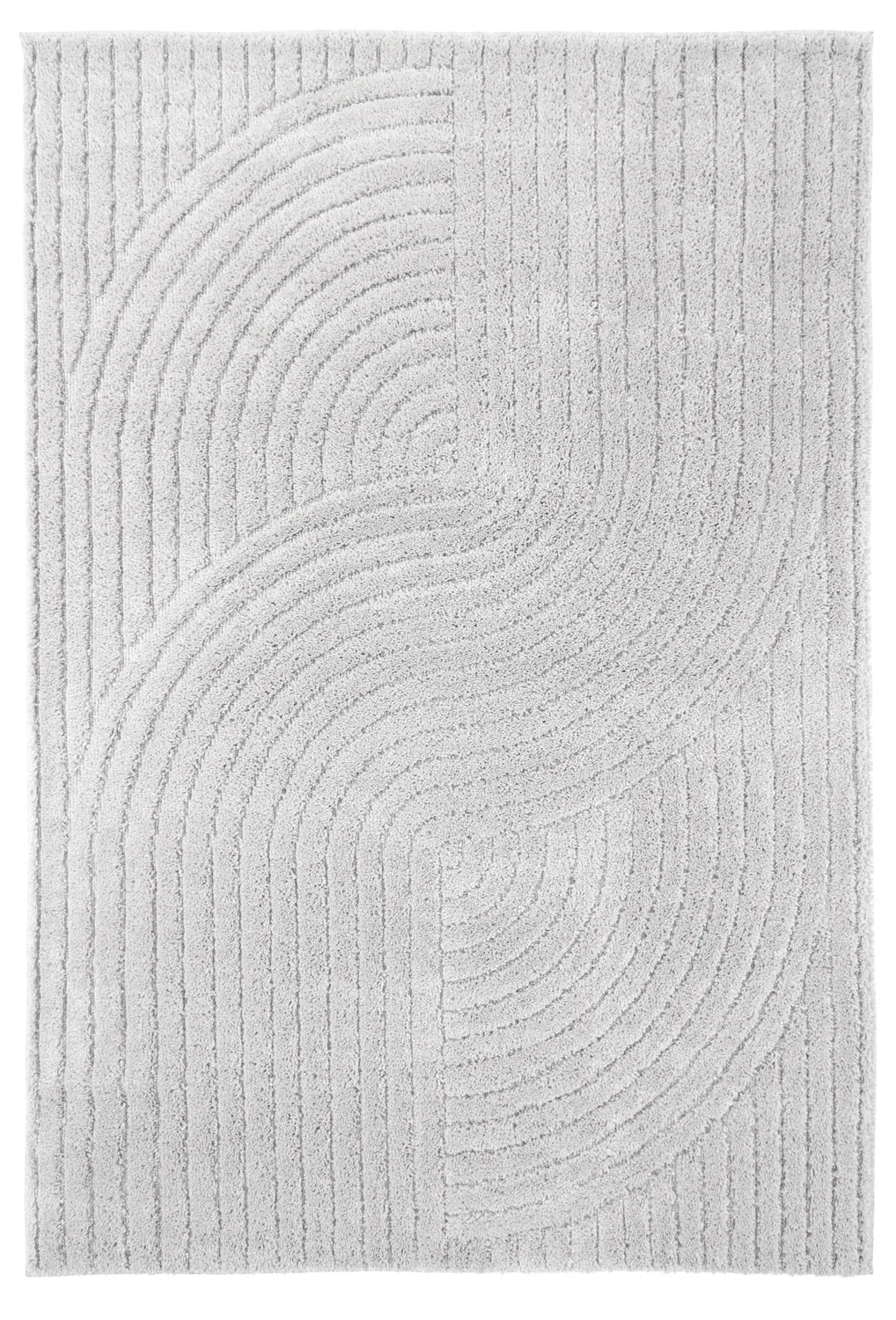 Tapis à poils longs - Wendy (gris clair)