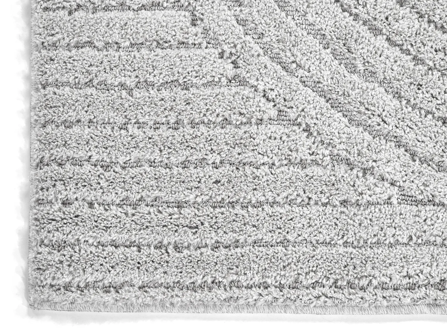 Tapis à poils longs - Wendy (gris clair)