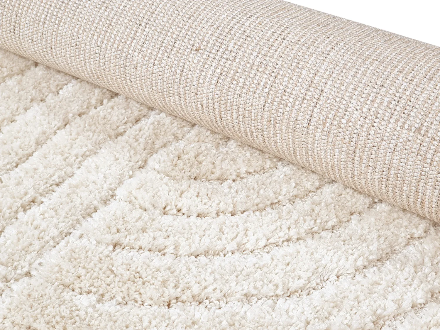 Tapis ronds - Wendy (blanc cassé)