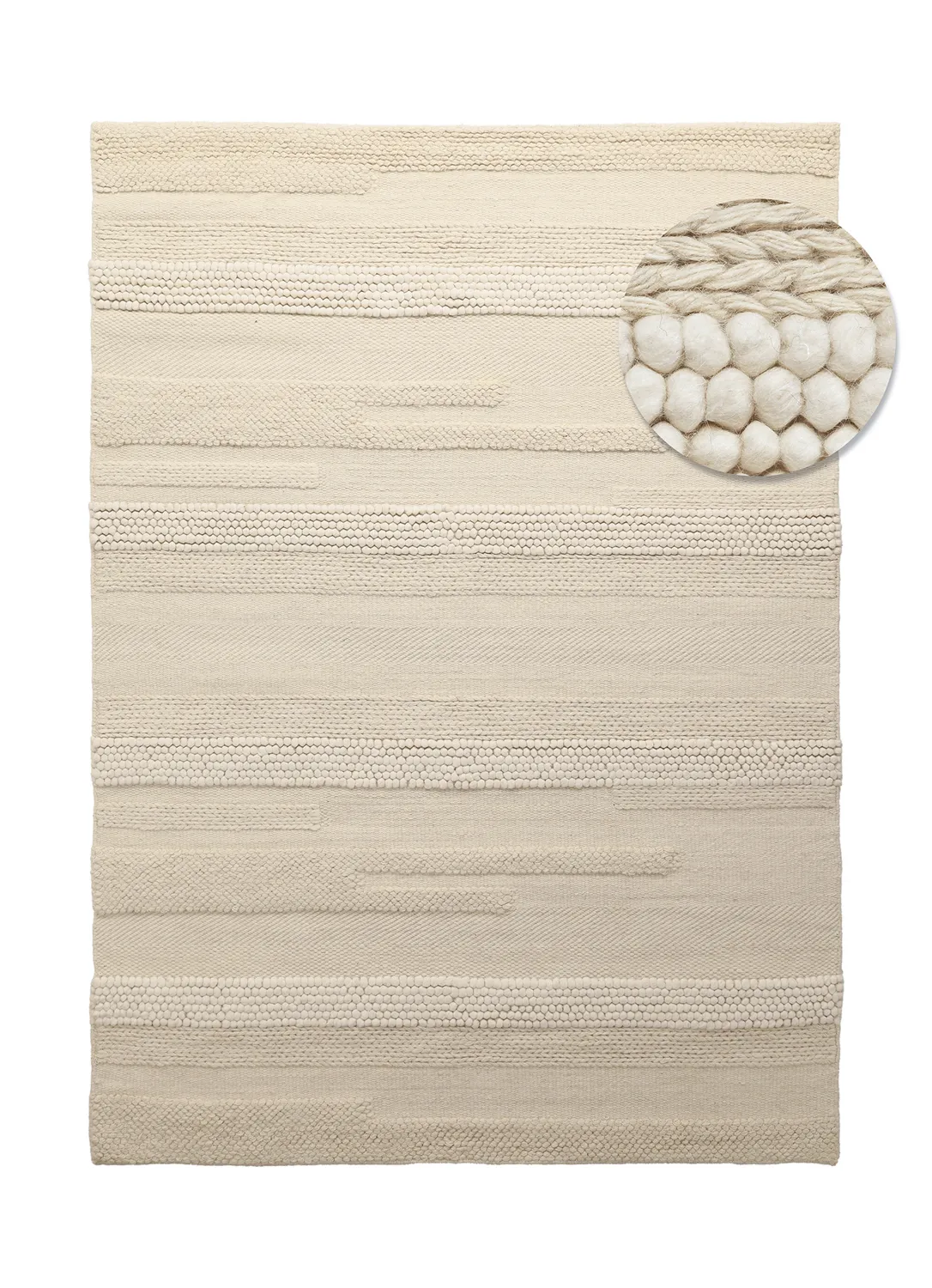 Tapis de laine - Almaty (crème)