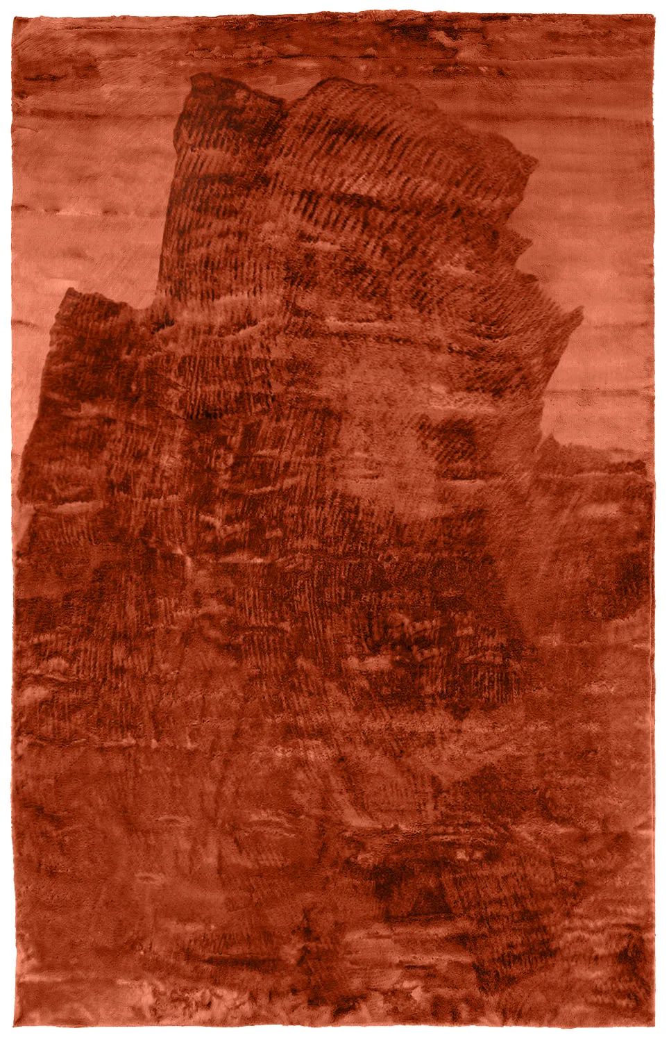 Tapis à poils longs - Aranga Super Soft Fur (rouge)