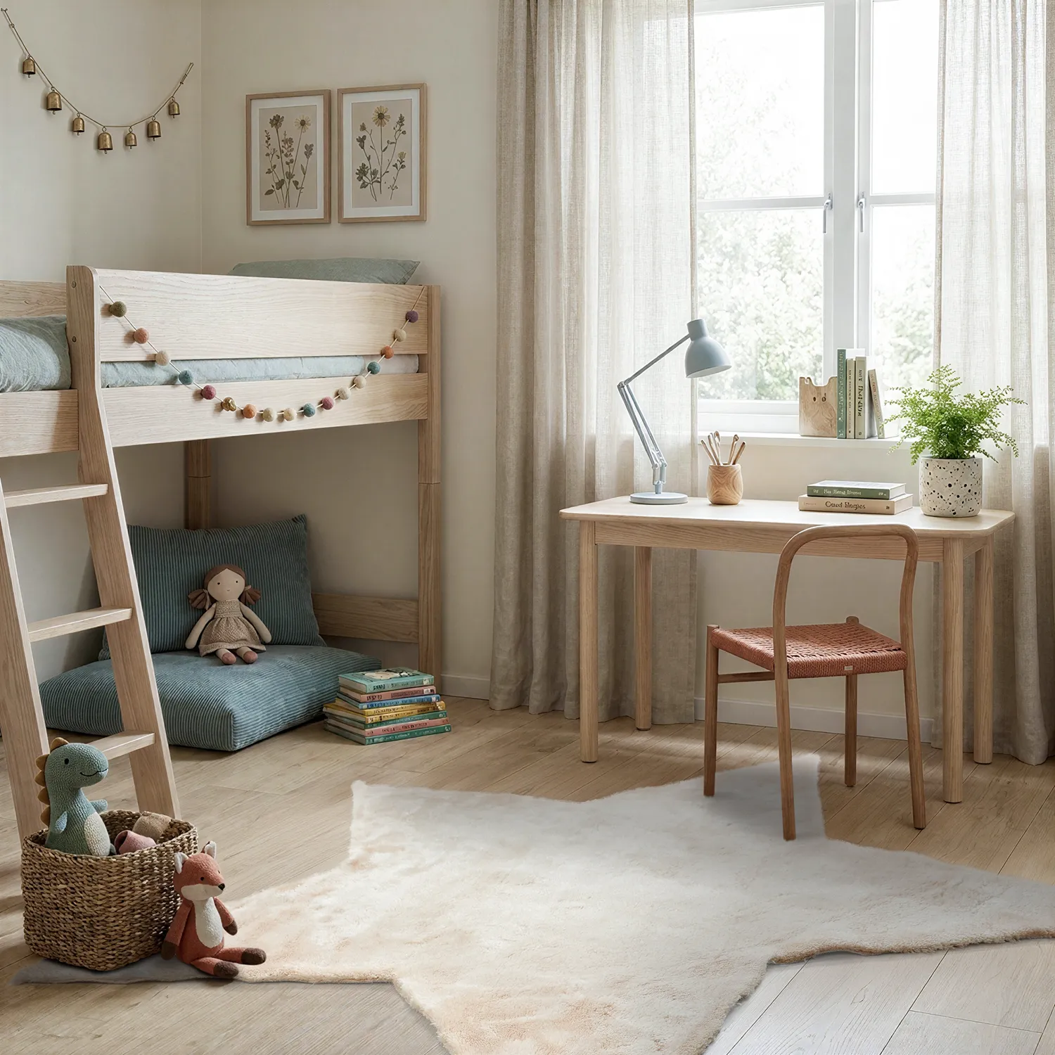 Tapis Enfant - Aranga Super Soft Star (beige)