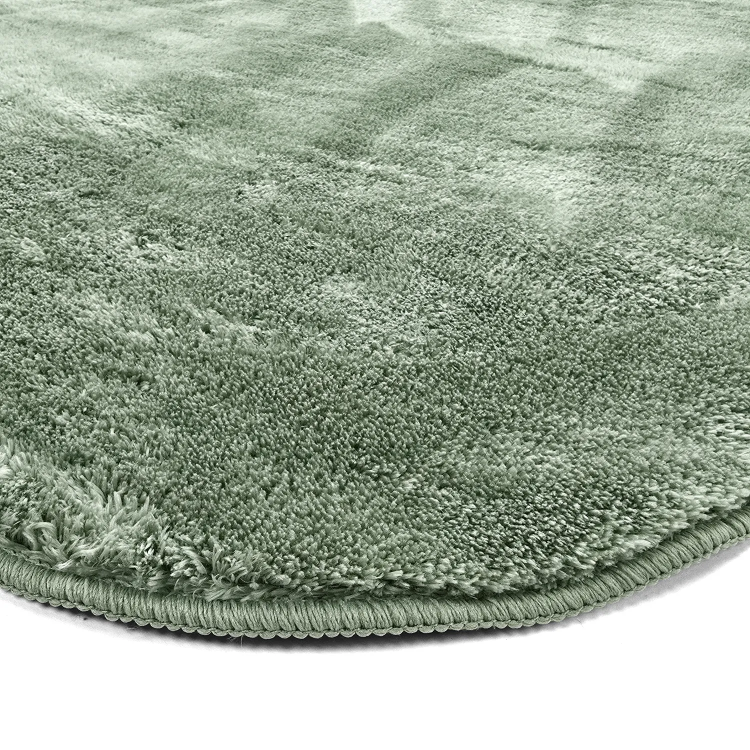 Tapis shaggy ondulé - Aranga Super Soft Fur (vert)
