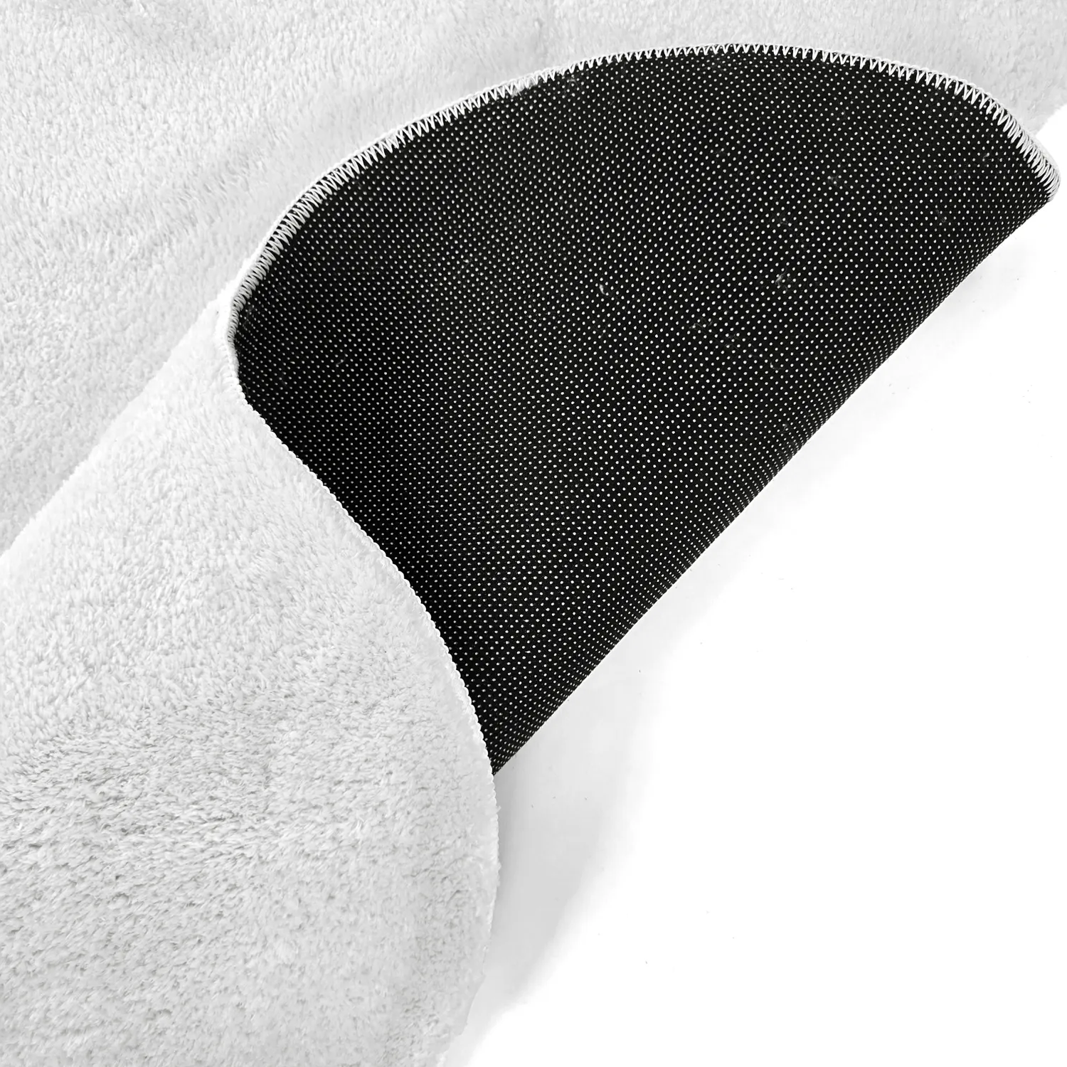 Tapis shaggy ondulé - Aranga Super Soft Fur (blanc)