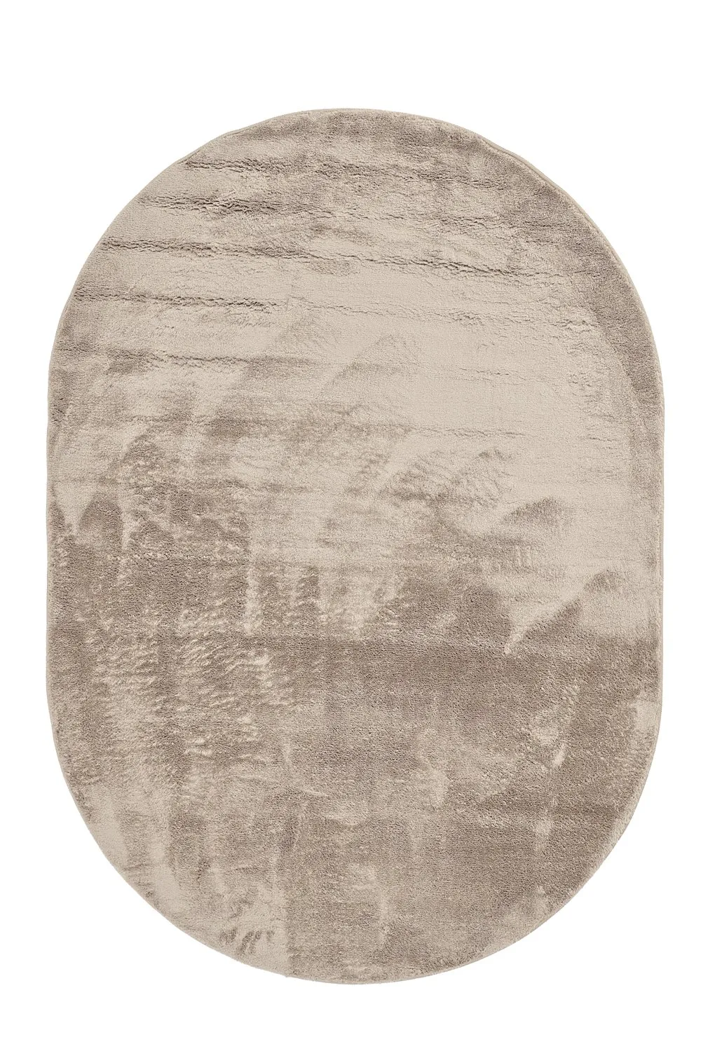 Tapis shaggy ovale - Aranga Super Soft Fur (marron)
