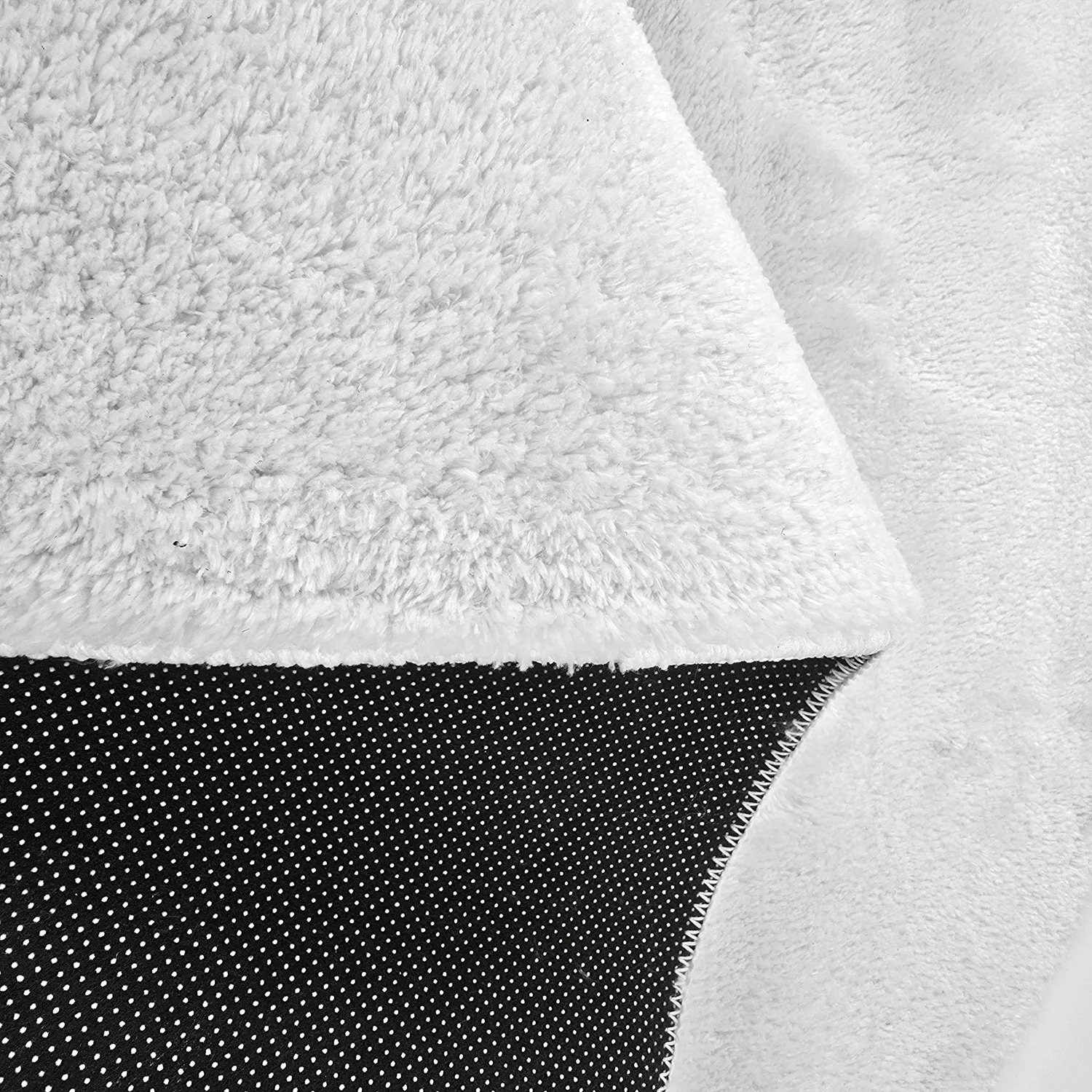 Tapis shaggy ovale - Aranga Super Soft Fur (blanc)