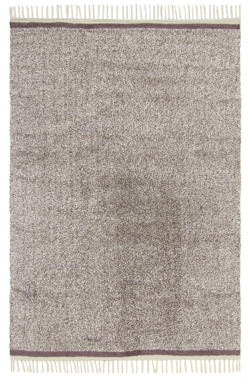 Tapis à poils longs - Celina Natural Cotton Shaggy (beige/marron)