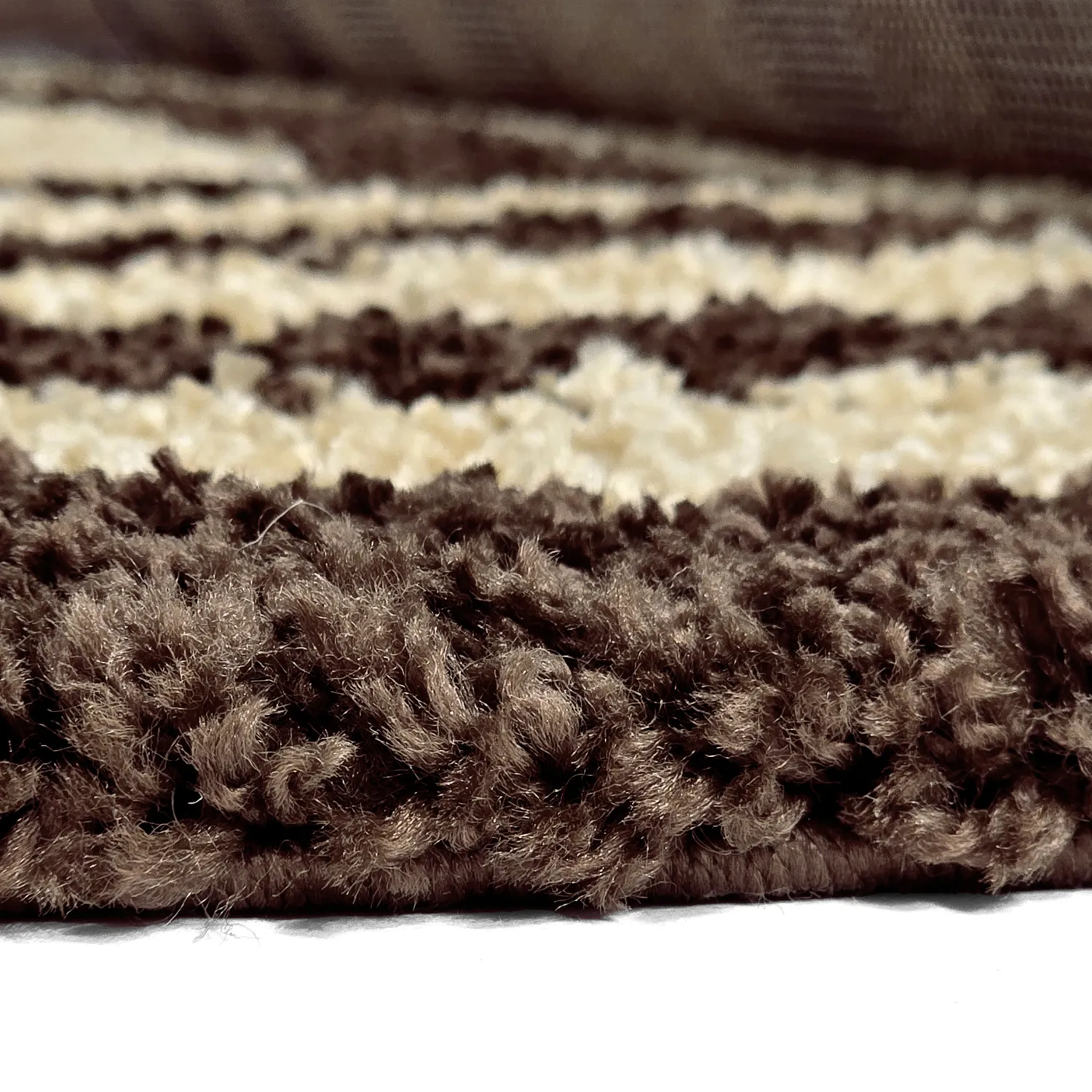 Tapis à poils longs - Imilchil (beige/marron)