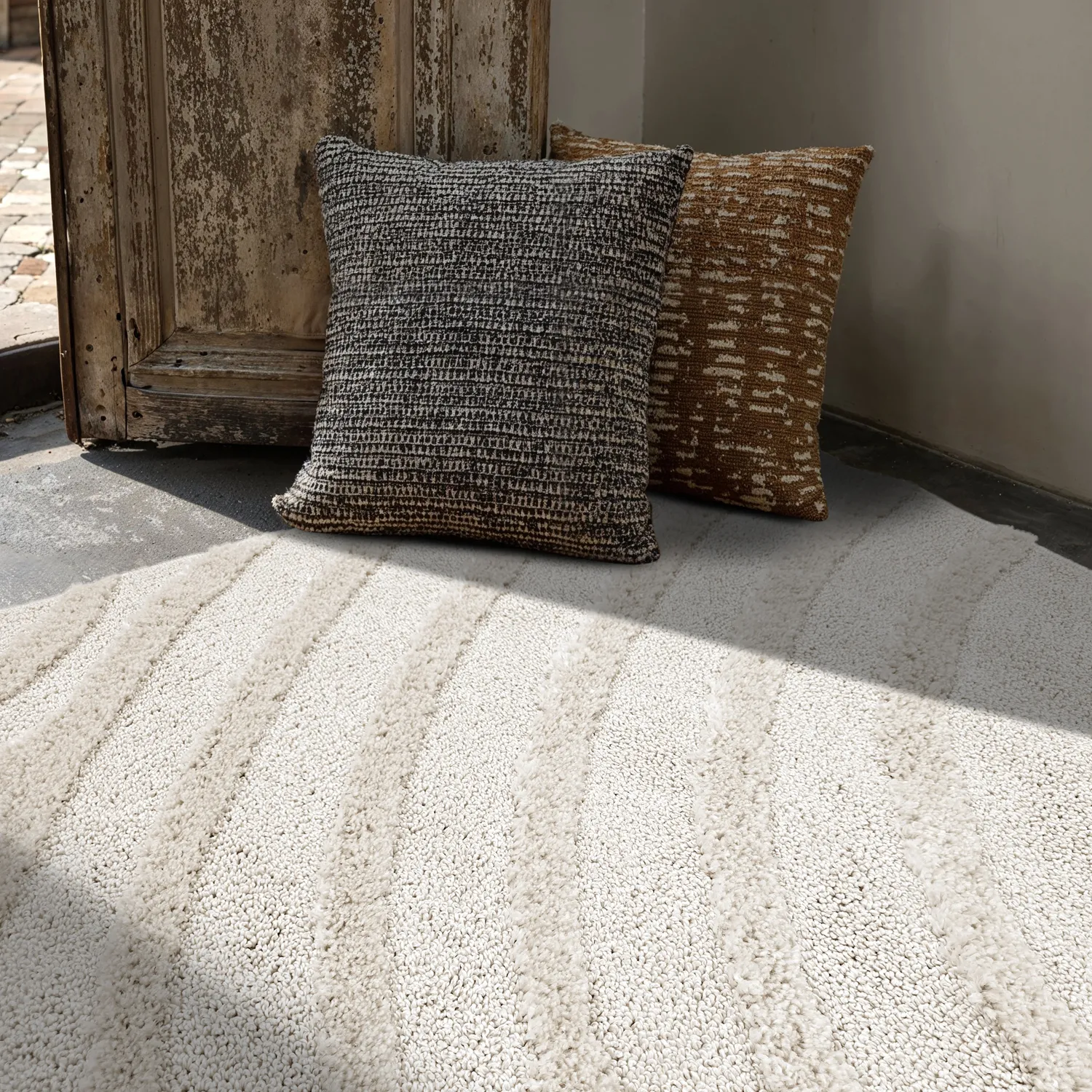 Tapis moelleux - Iwaki (blanc cassé)