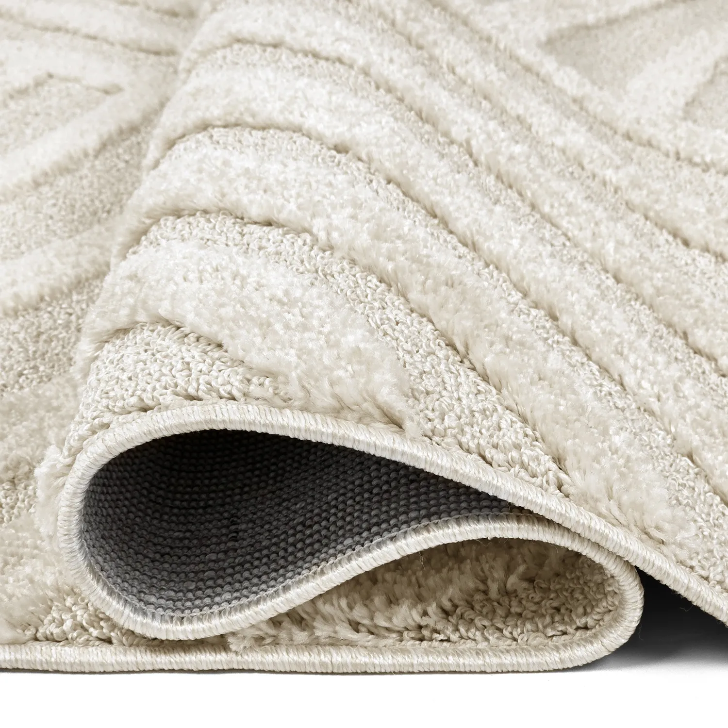 Tapis moelleux - Iwaki (blanc cassé)