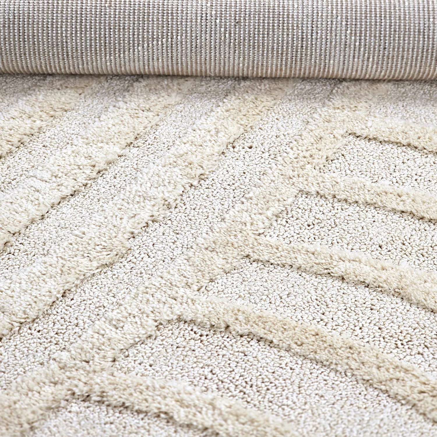 Tapis moelleux - Iwaki (blanc cassé)