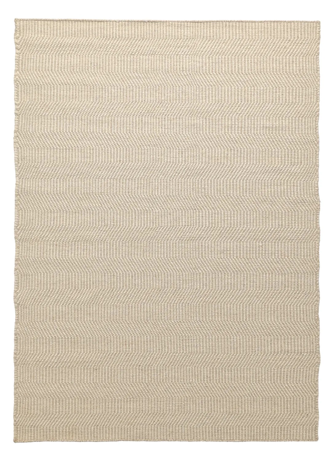 Tapis de laine - Larkana (beige/blanc)