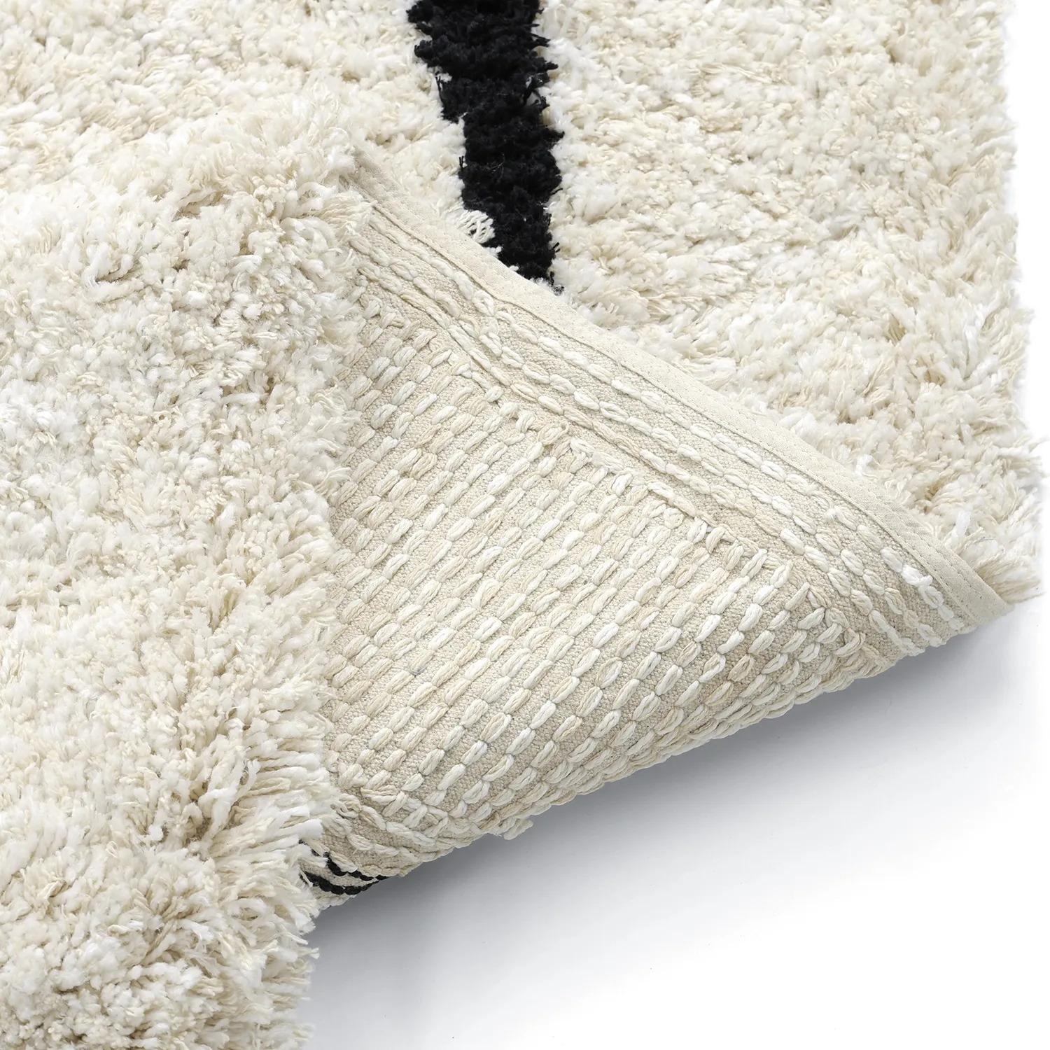 Tapis shaggy - Naousa Natural Cotton Shaggy (multicolore)