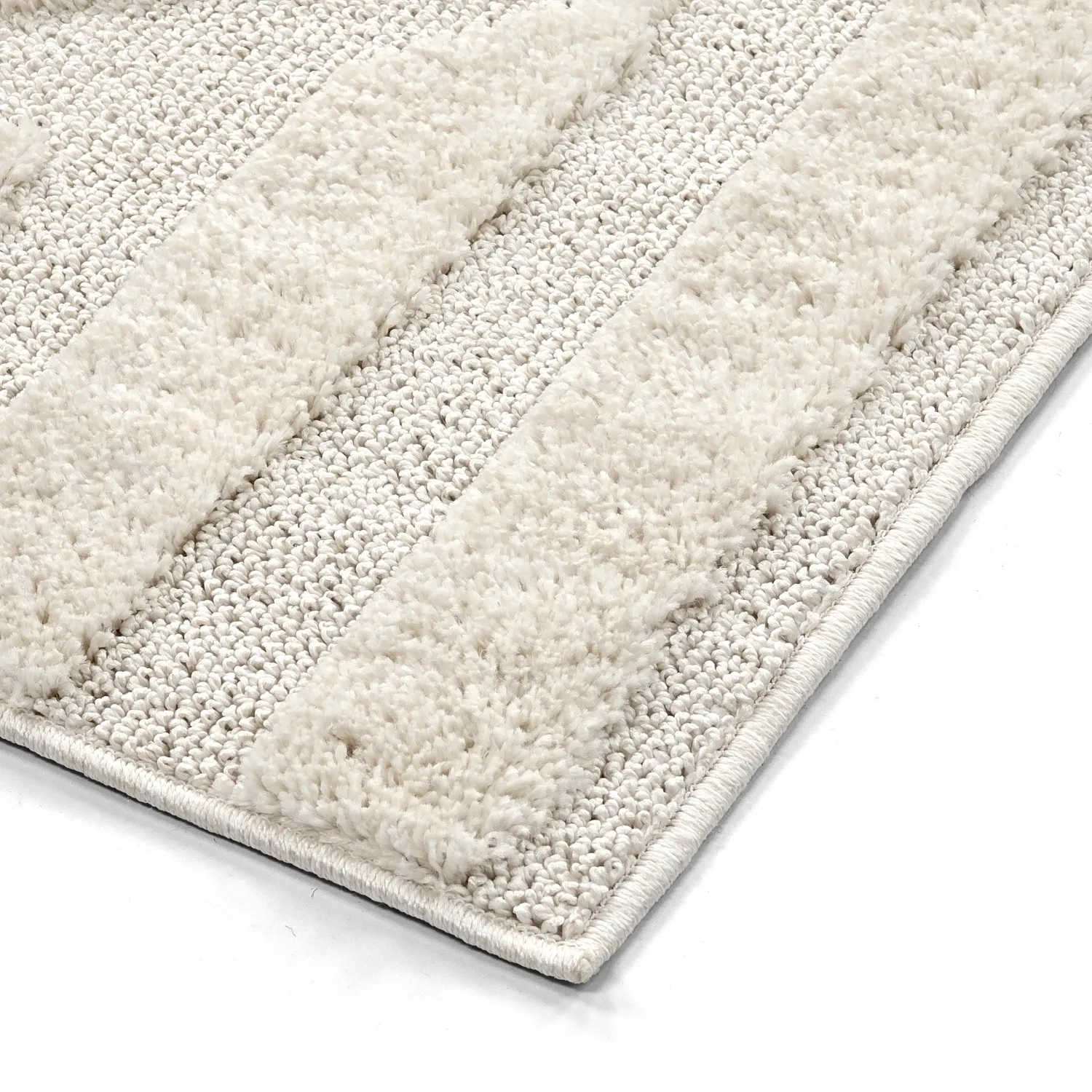 Tapis moelleux - Naha (blanc cassé)
