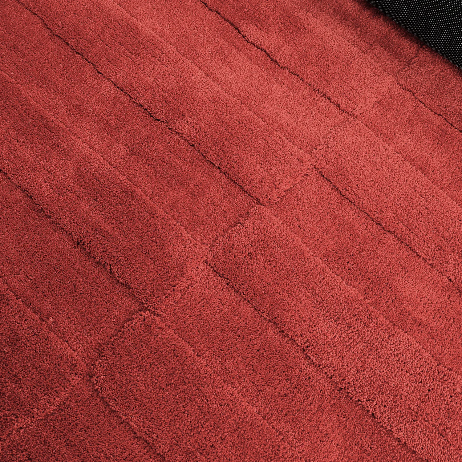Tapis shaggy - Paxos (terre cuite)