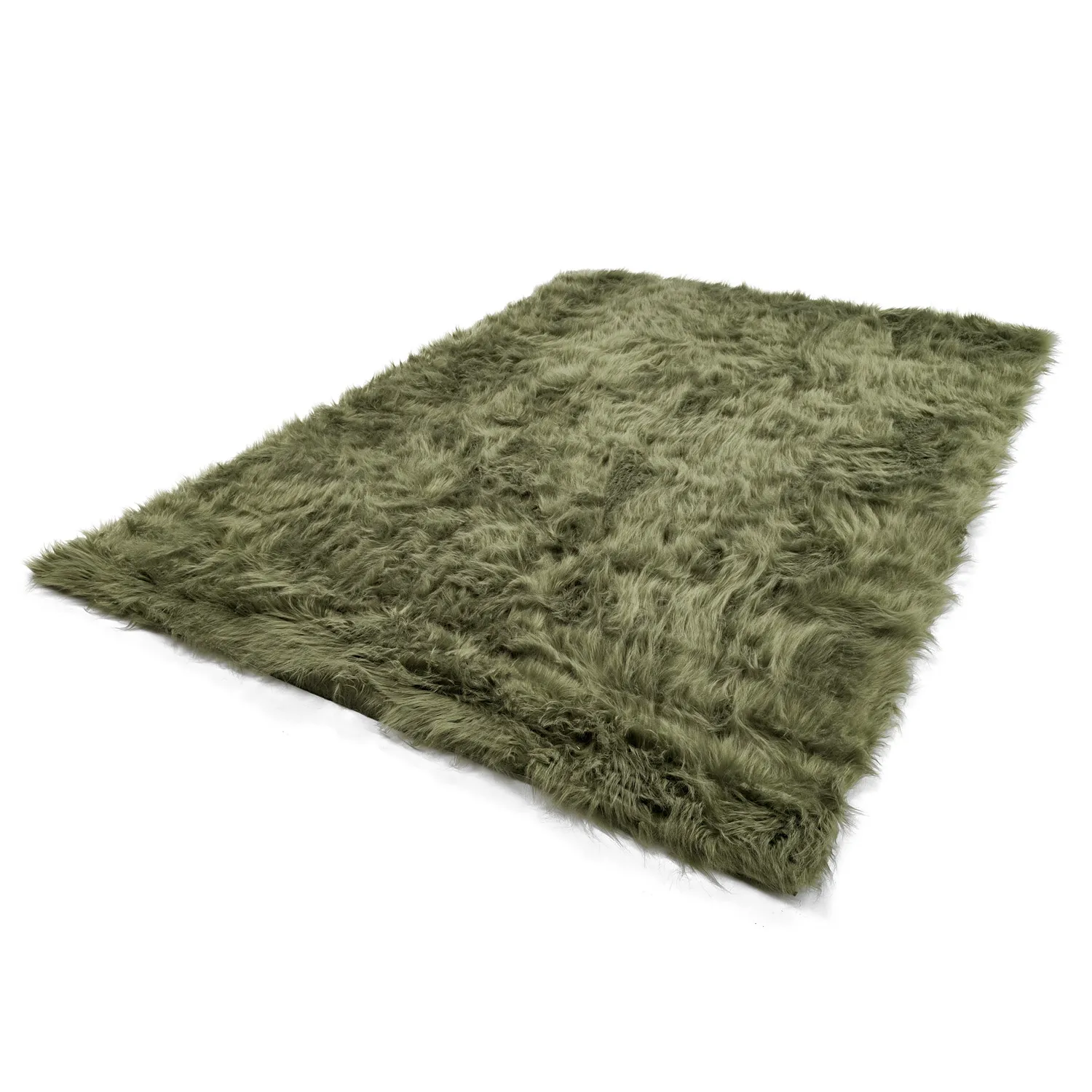 Tapis shaggy - Sohar (vert)