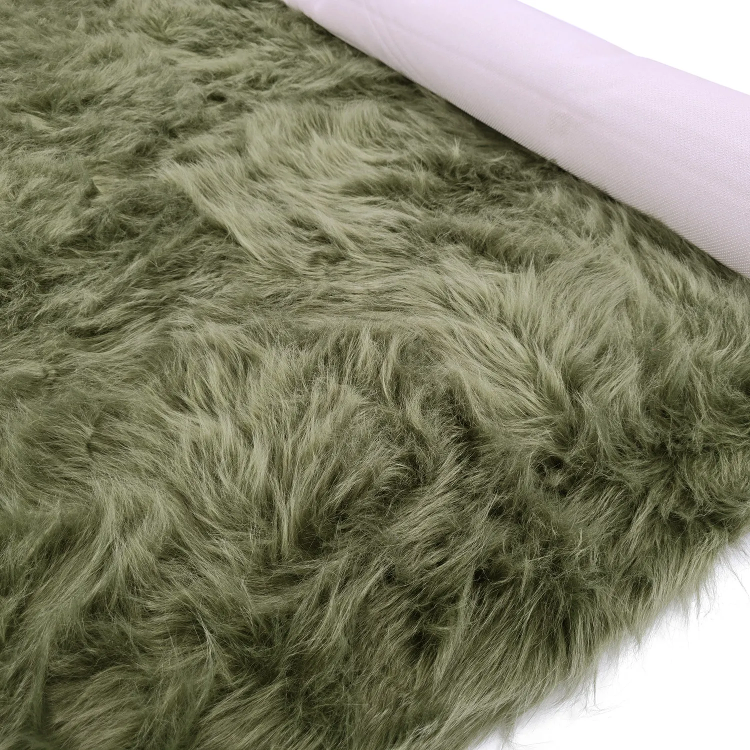 Tapis shaggy - Sohar (vert)