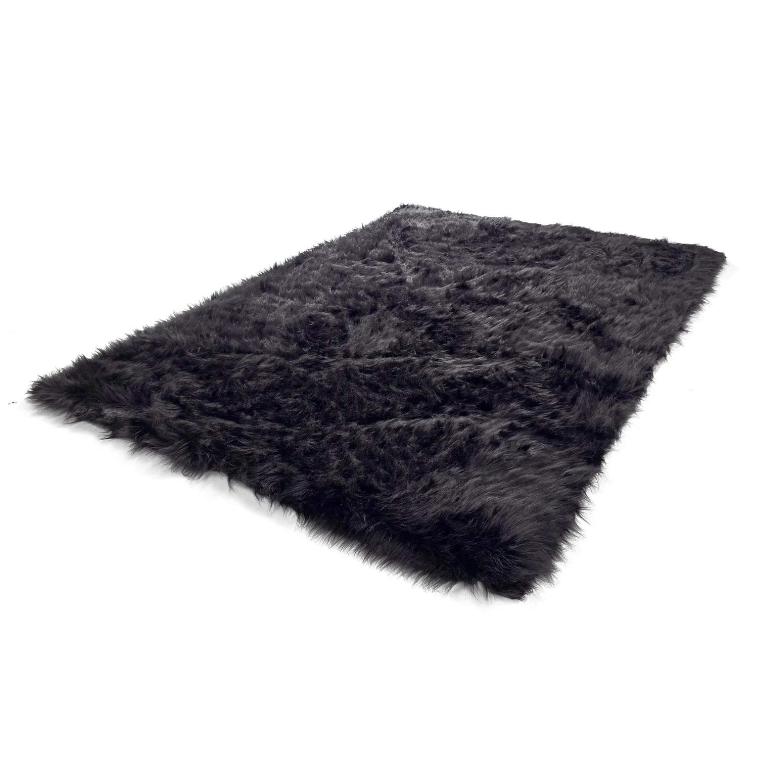 Tapis shaggy - Sohar (noir)