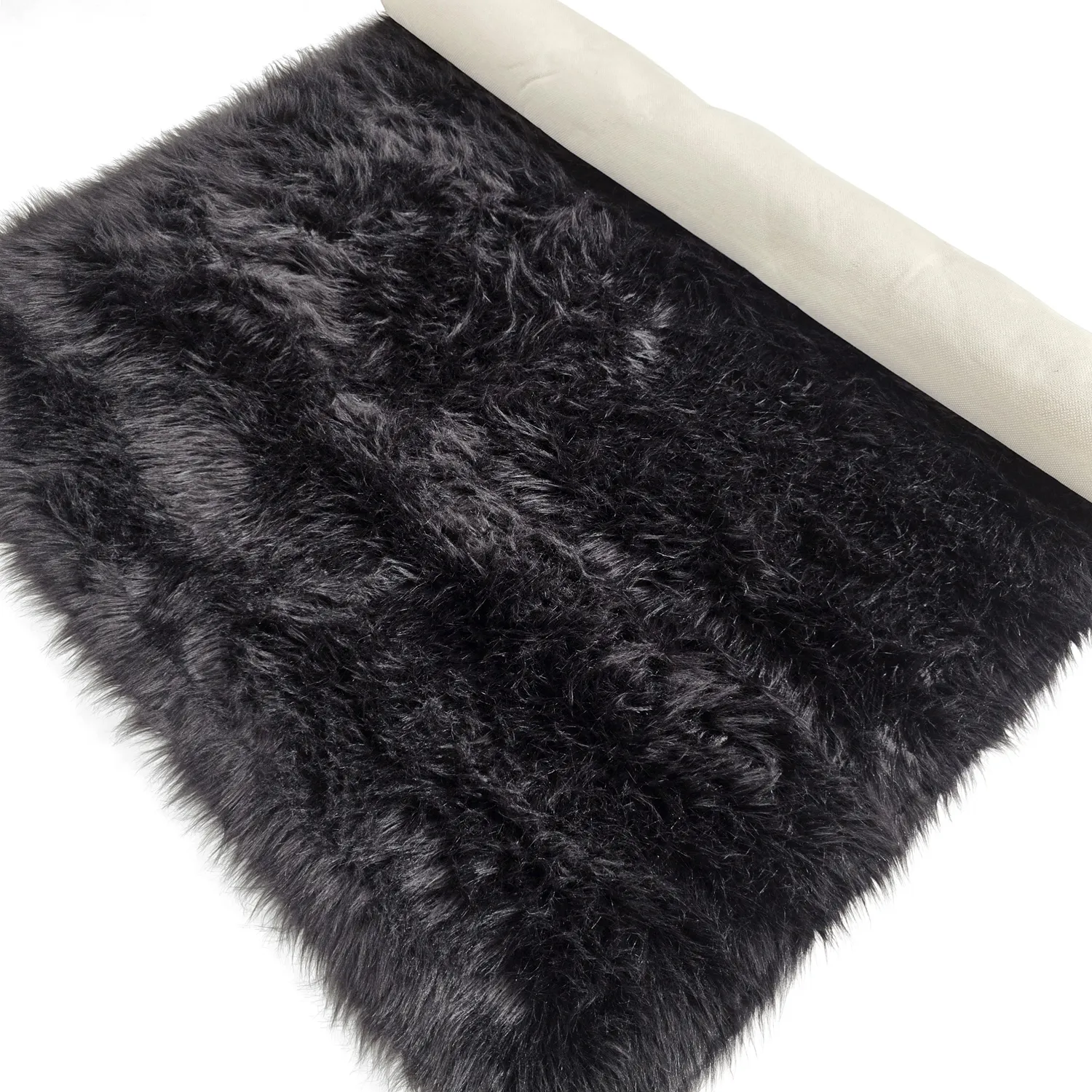 Tapis shaggy - Sohar (noir)