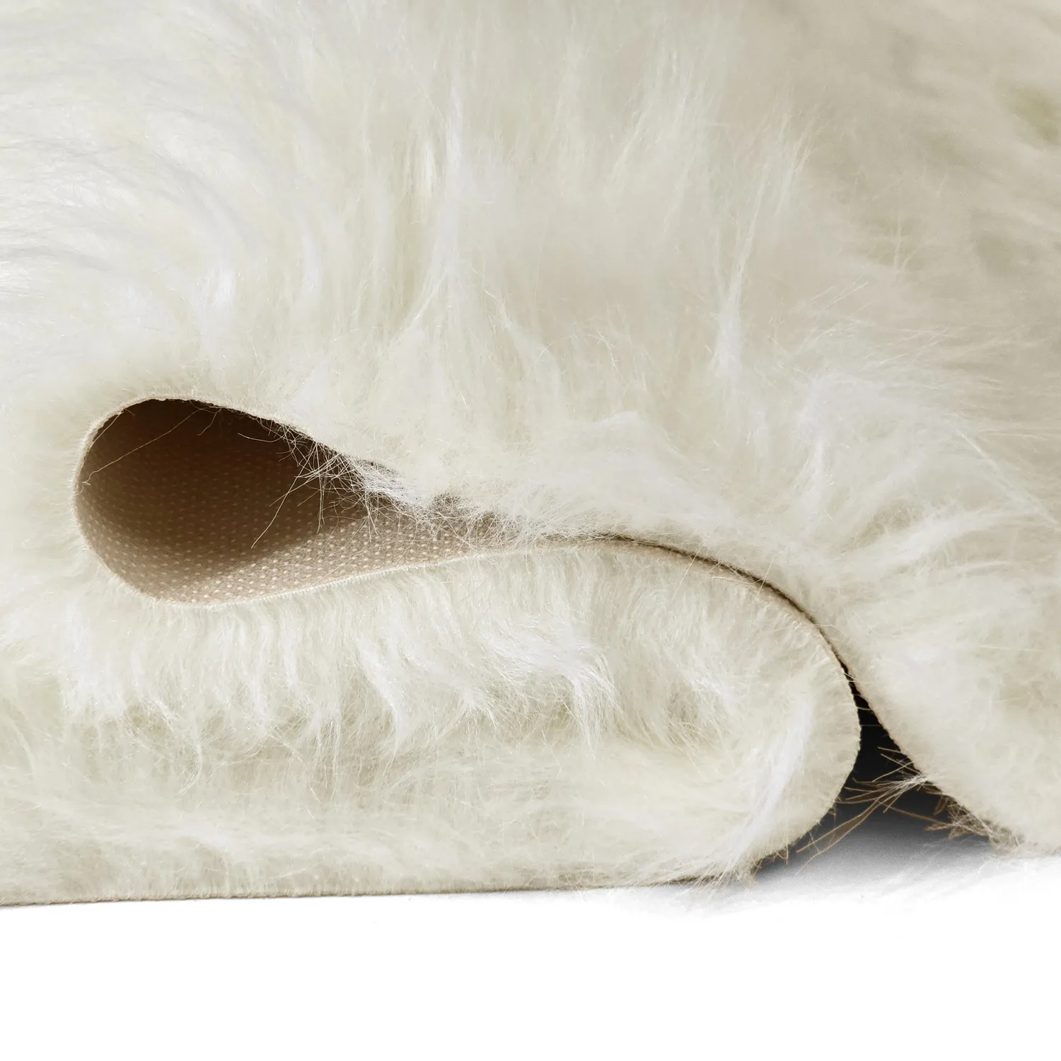 Tapis shaggy - Sohar (blanc)