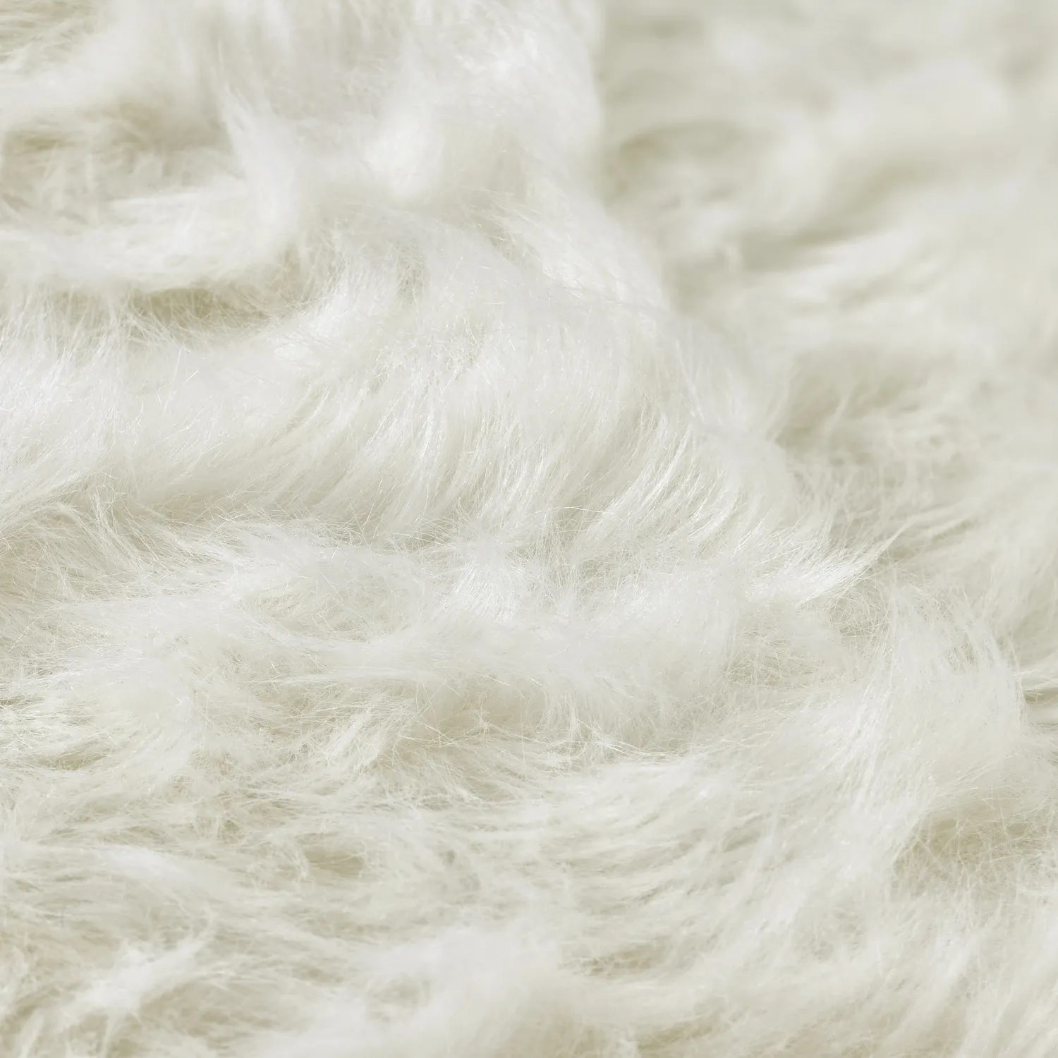 Tapis shaggy - Sohar (blanc)
