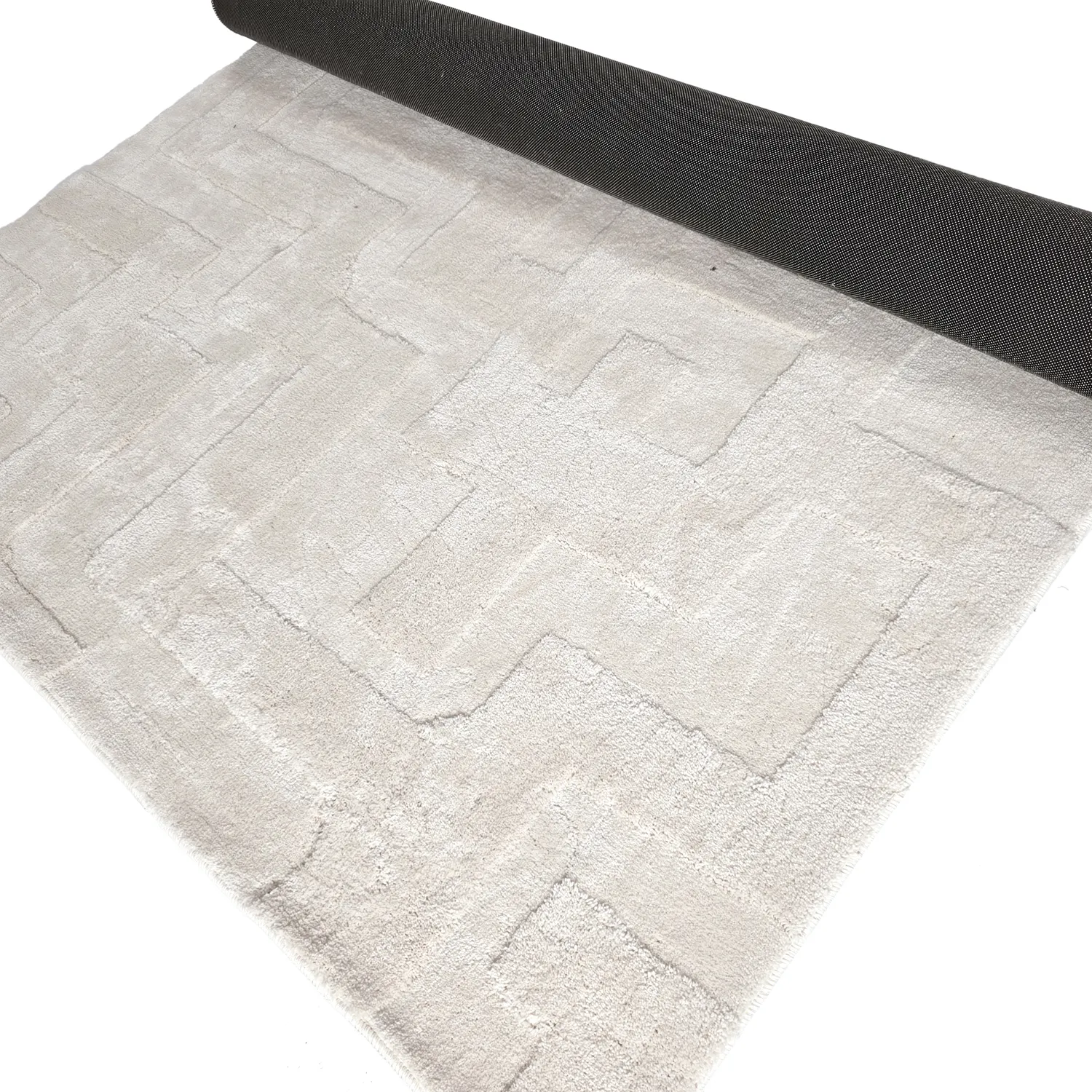 Tapis shaggy - Tripoli (crème)