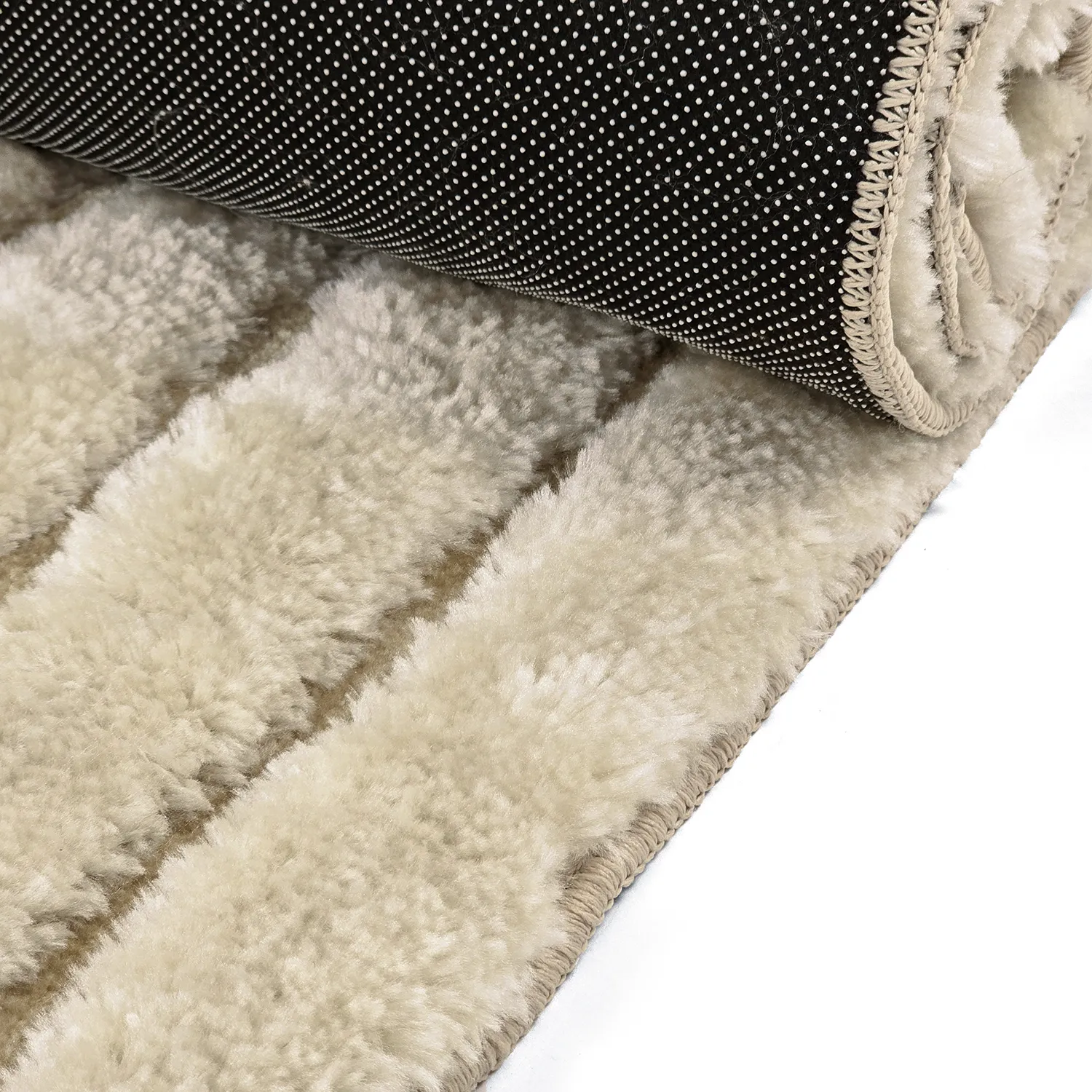 Tapis shaggy - Tyros (beige/crème)