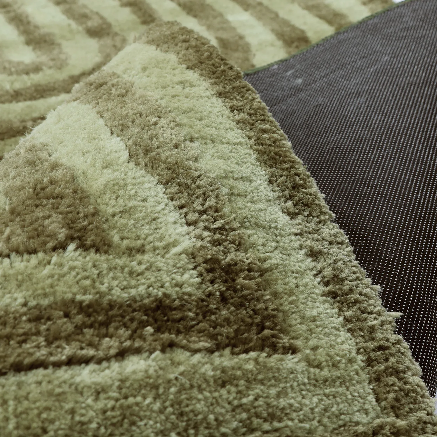 Tapis shaggy - Volos (vert)
