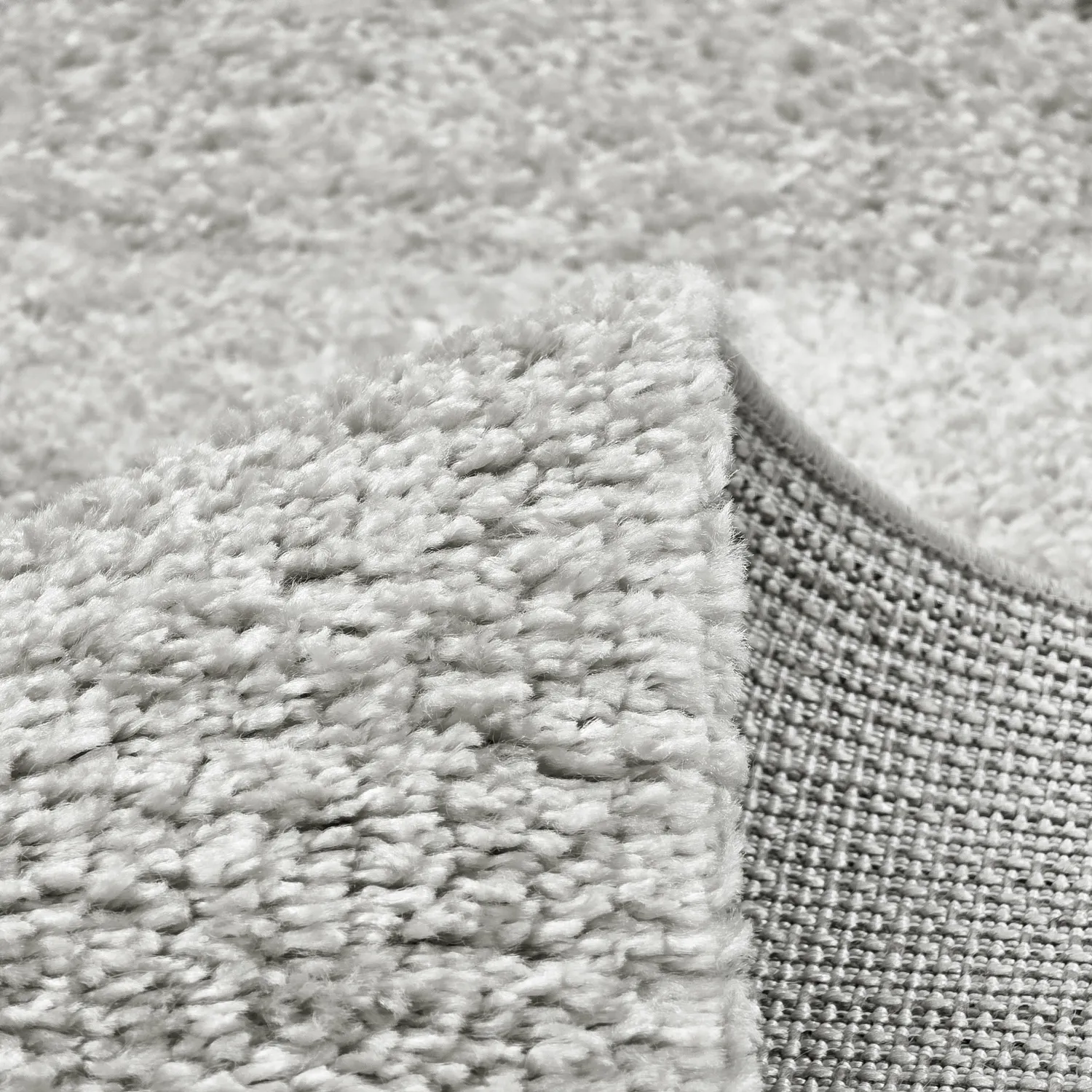 Tapis à poils longs - Zoe (gris)