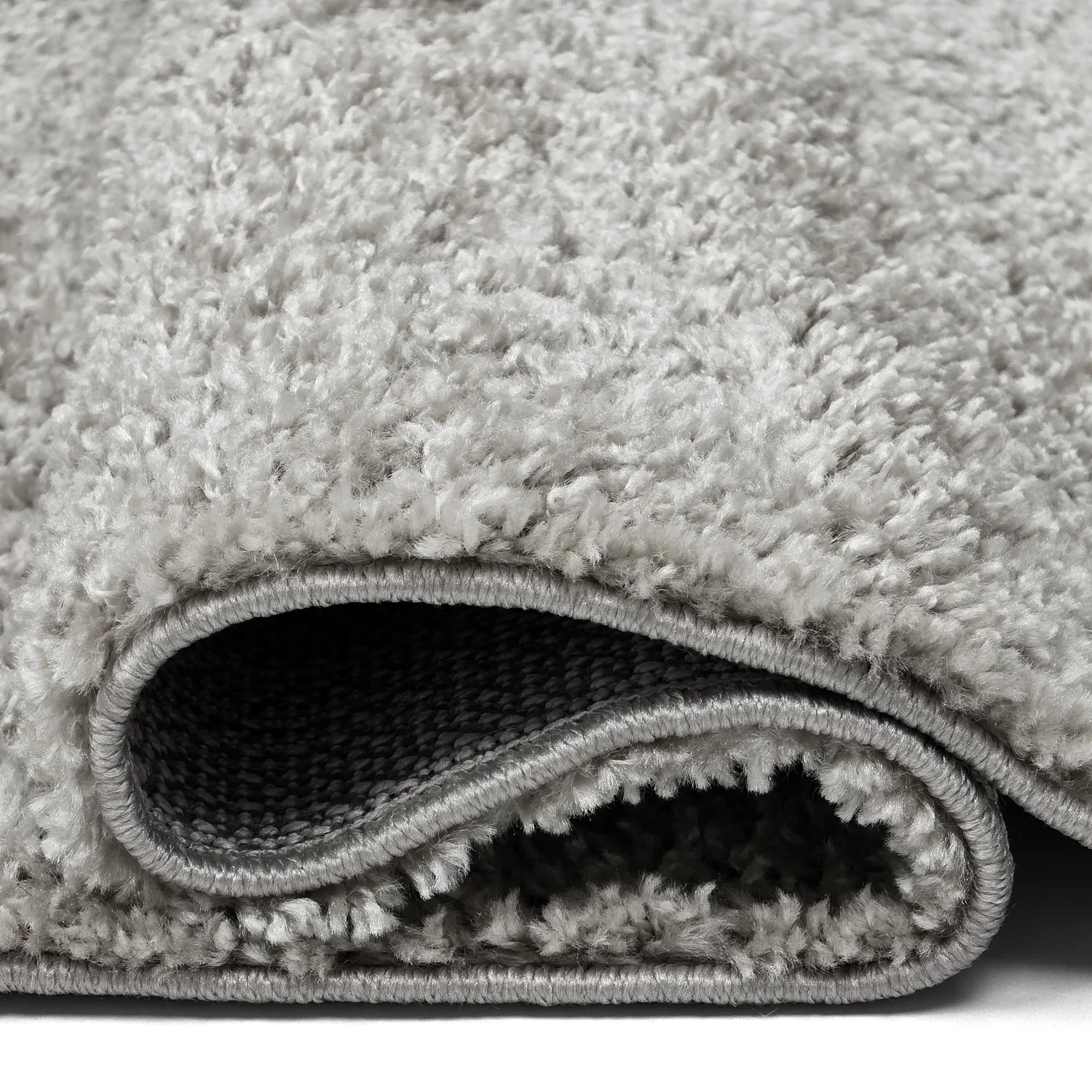 Tapis à poils longs - Zoe (gris)